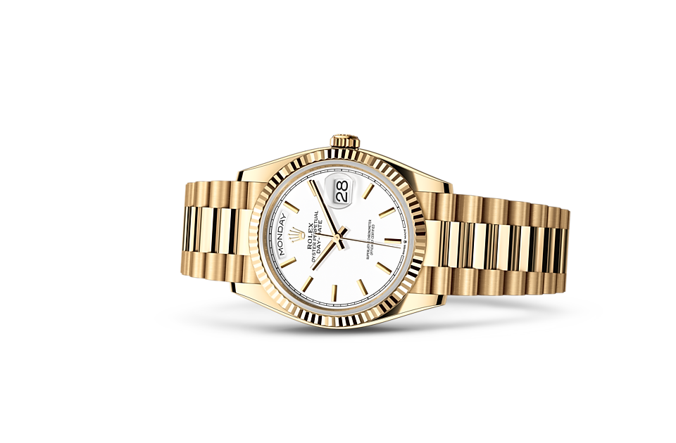 Rolex Day-Date 36 Day-Date Oyster, 36 mm, yellow gold - M128238-0081 at Ben Bridge