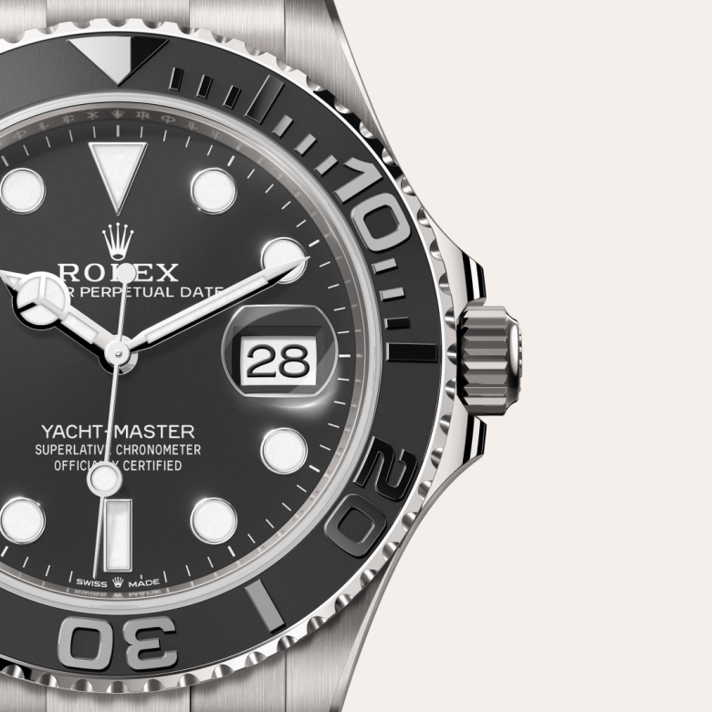 rolex yacht-master in rlx titanium, m226627-0001 - watch dial - ben bridge