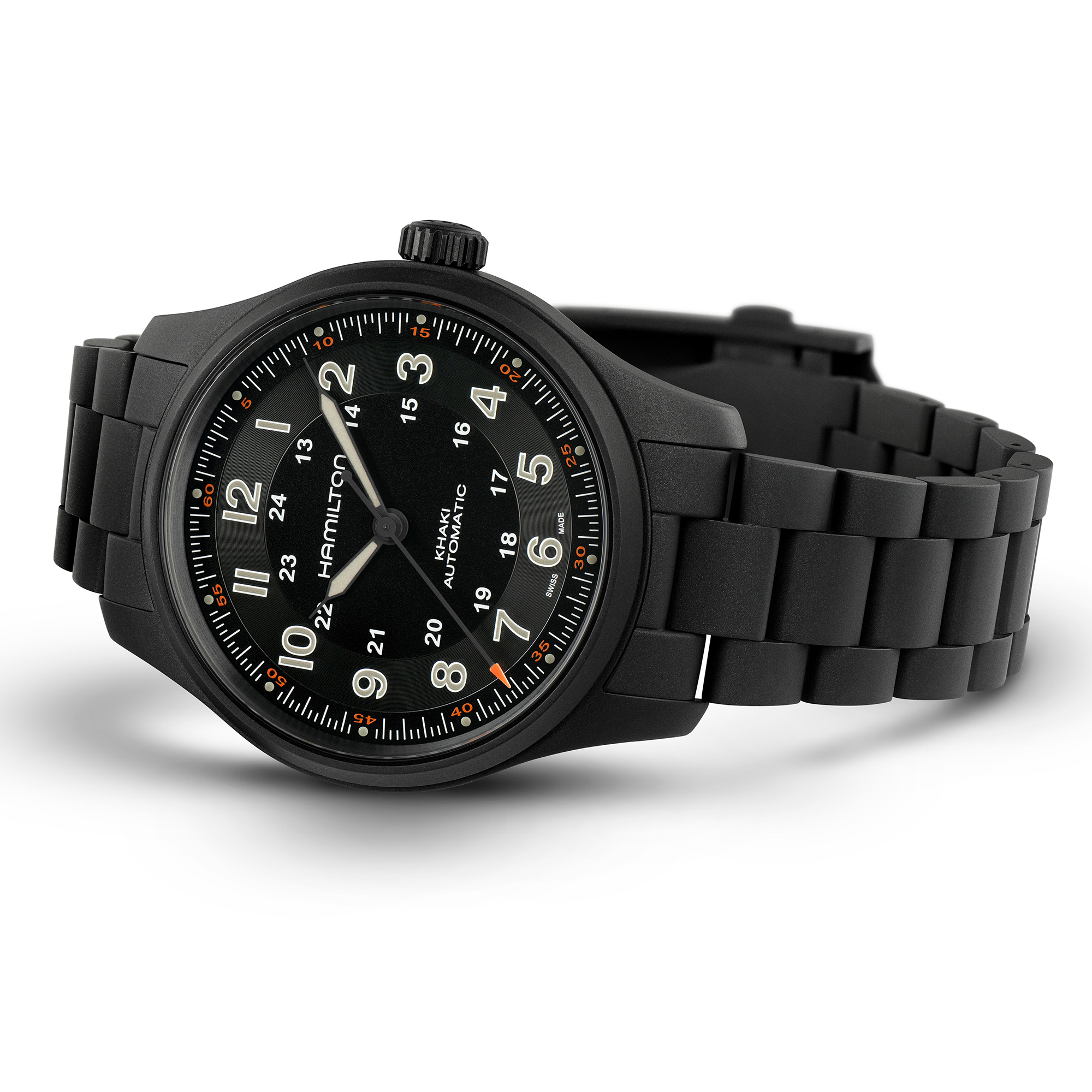 Hamilton Khaki Field Titanium Auto Black Dial Watch, 42mm