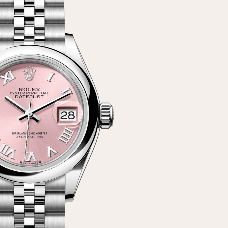 rolex lady-datejust in oystersteel, m279160-0013 - watch dial - ben bridge