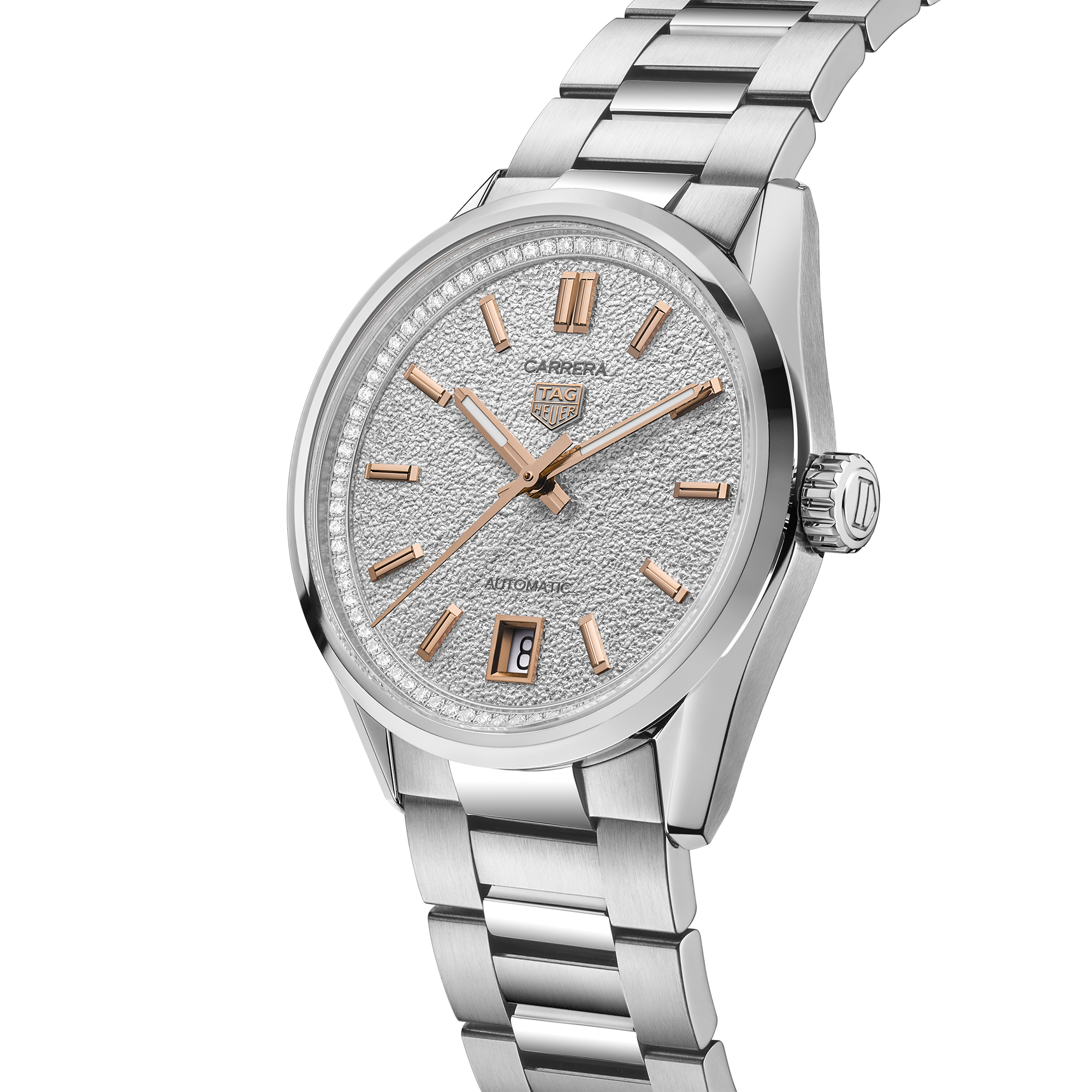 TAG Heuer Carrera White Dial Watch, 36mm