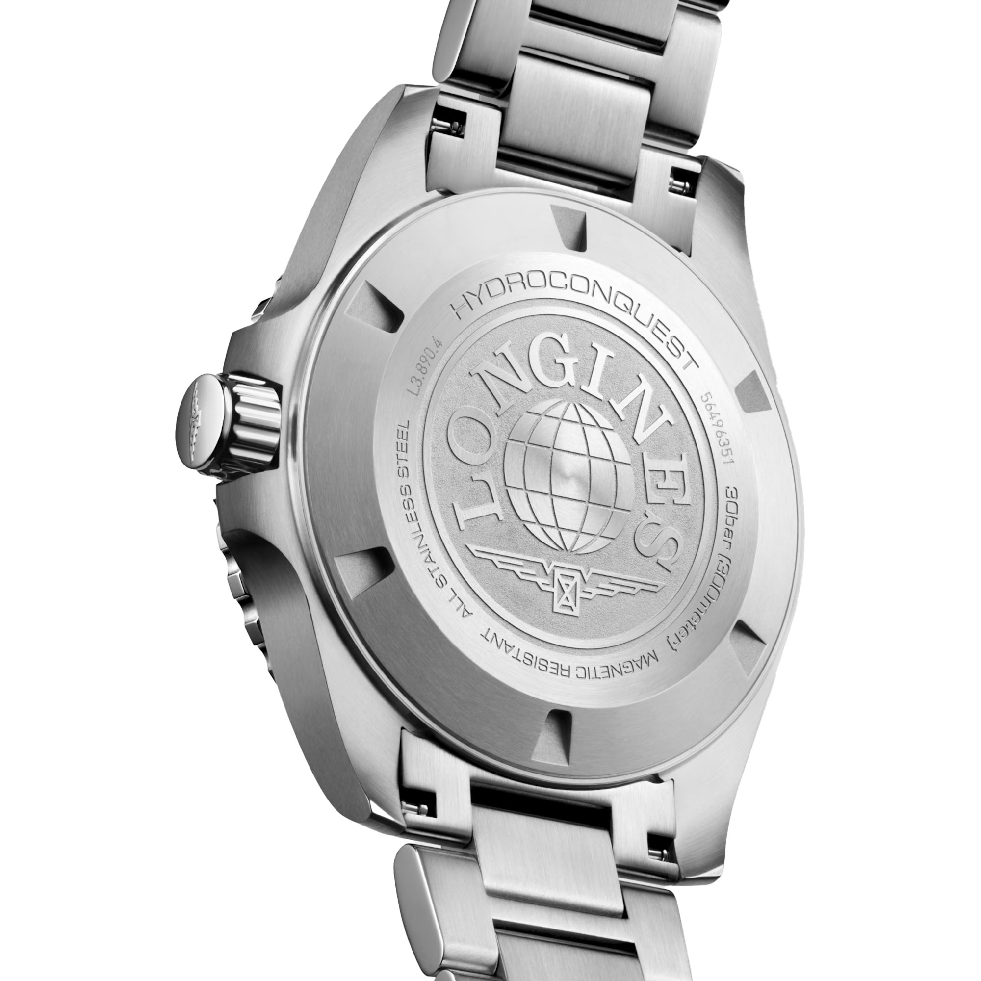 Longines Hydroconquest GMT Sunray Green Dial Watch, 43mm