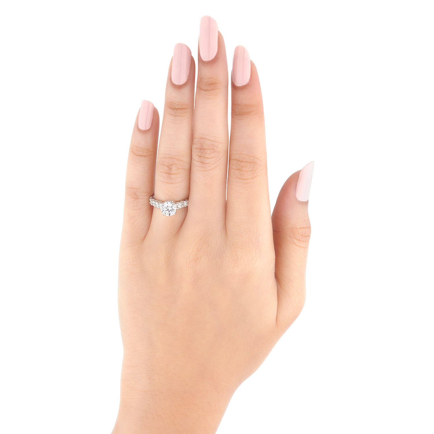 Bella Ponte Engagement Ring Setting in Platinum