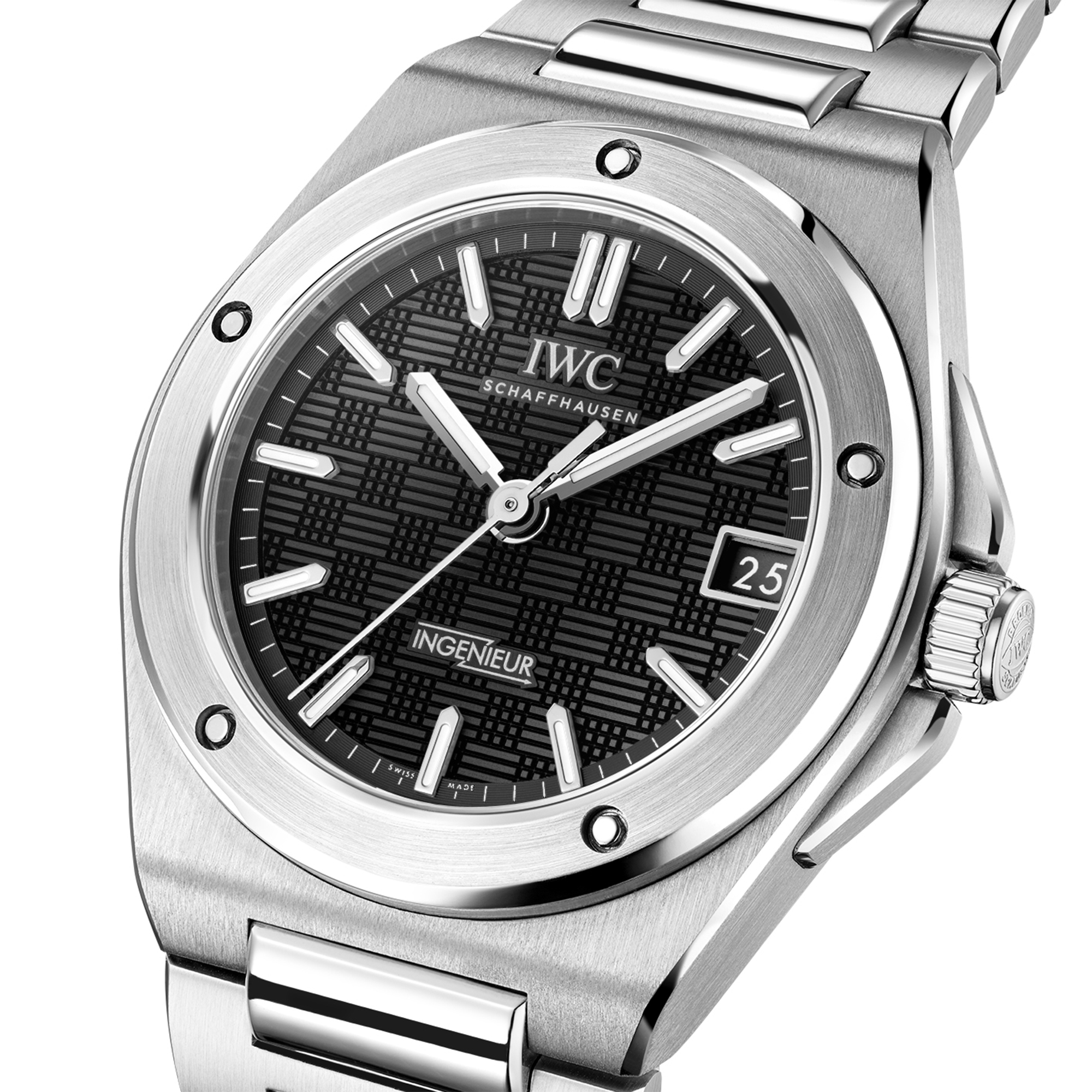 IWC Ingenieur Automatic 35 Black Dial Watch, 35.1mm