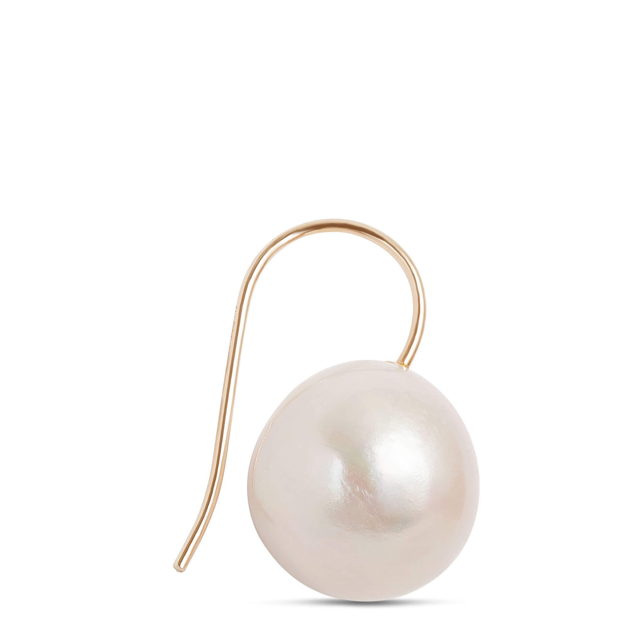 Baroque Cultured Pearl Drop Earrings, 14K Yellow Gold