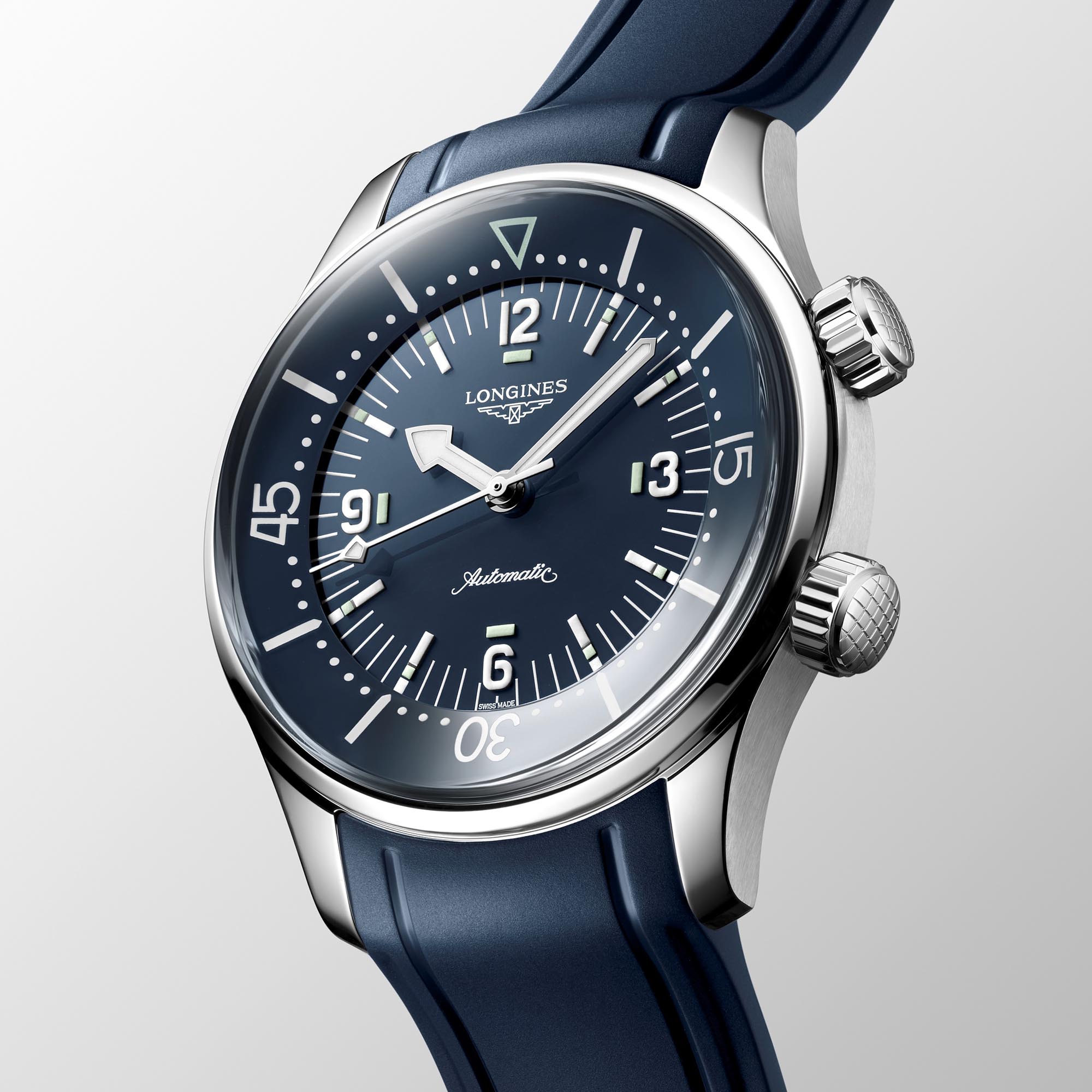 Longines Legend Diver Blue Dial Watch, 39mm