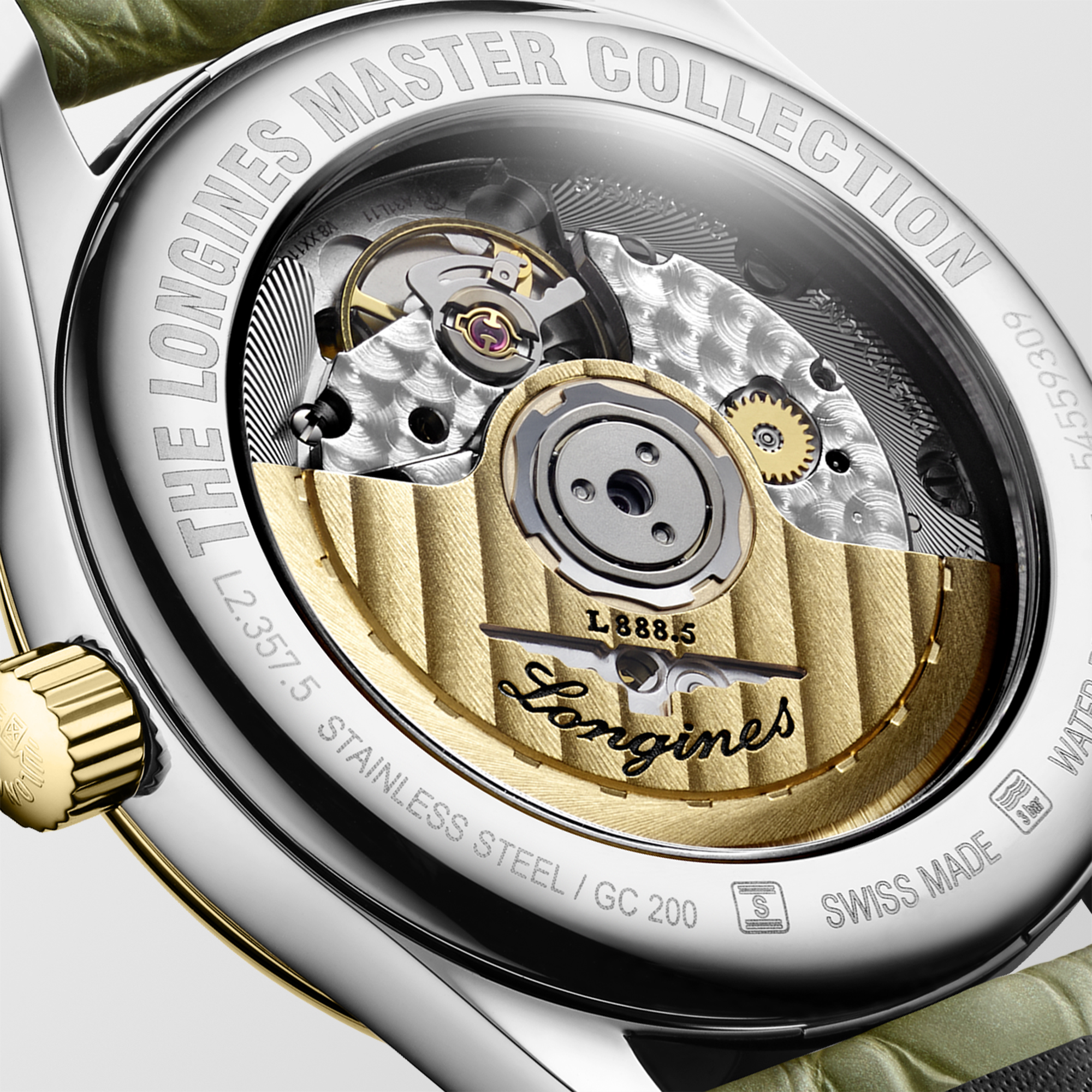 Longines Master Collection Silver Dial Watch, 34mm