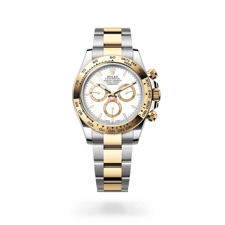 rolex cosmograph daytona in yellow rolesor - combination of oystersteel and yellow gold, m126503-0001 - ben bridge