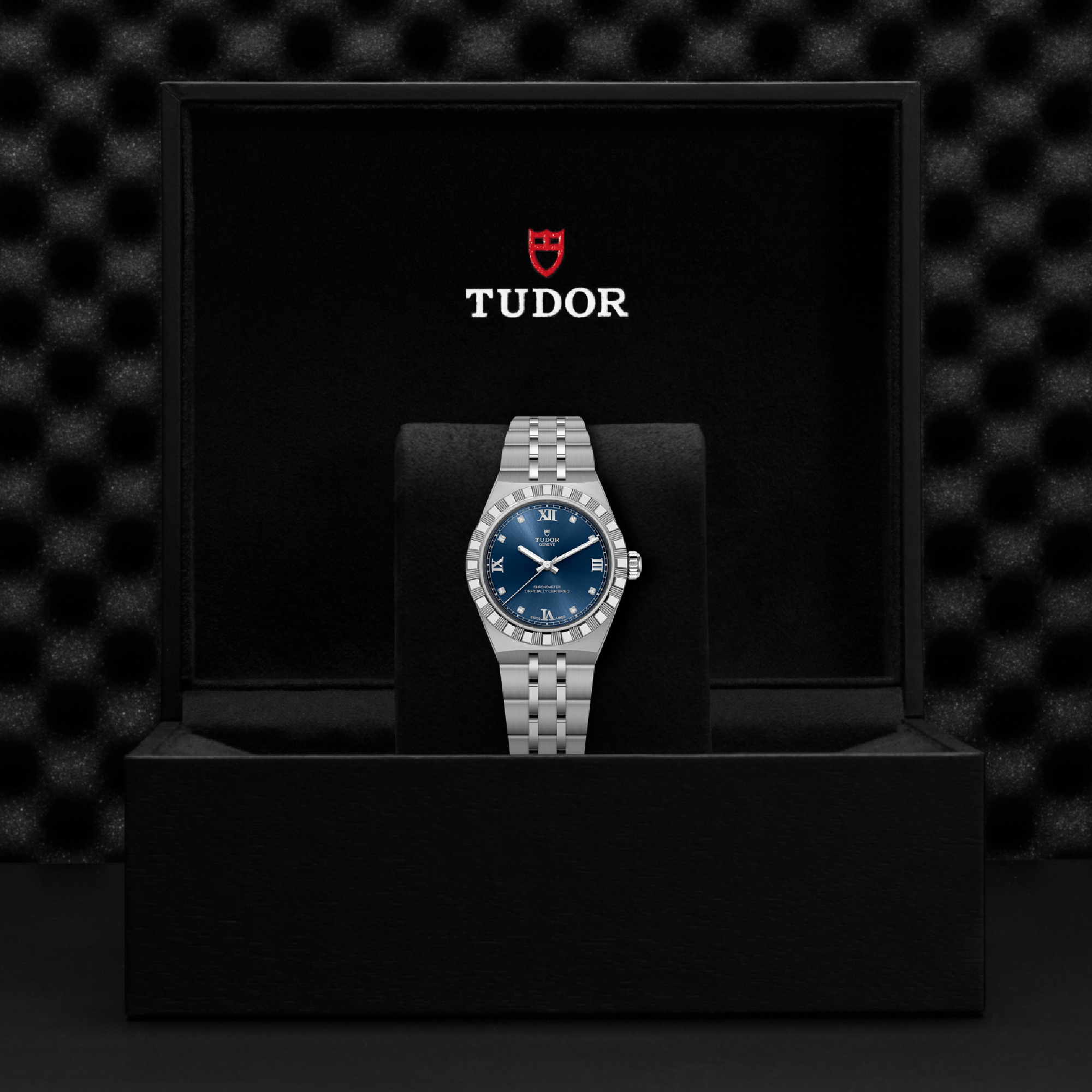TUDOR Royal Blue Dial Watch, 30mm
