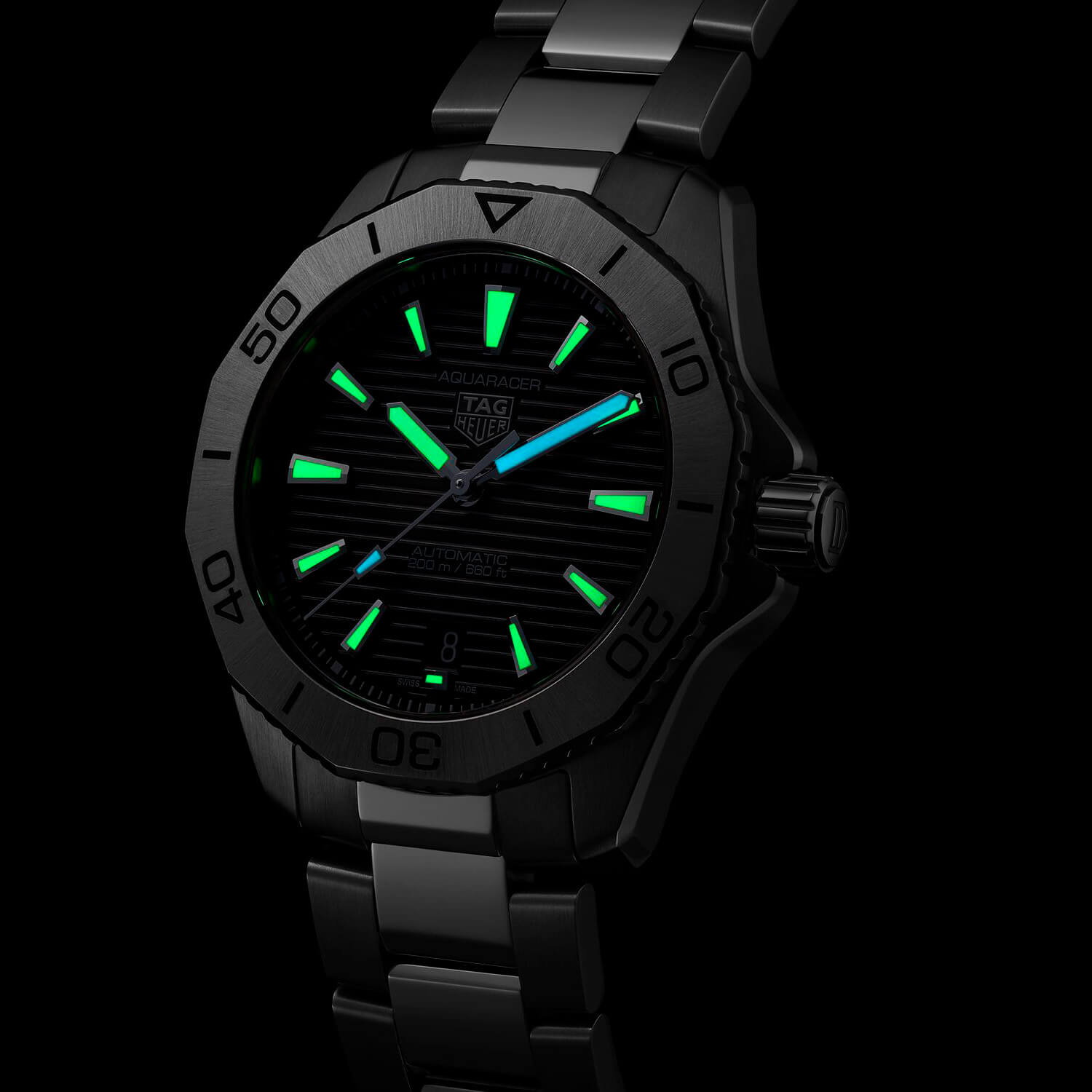 TAG Heuer Aquaracer Professional 200 Blue Automatic Watch, 40mm