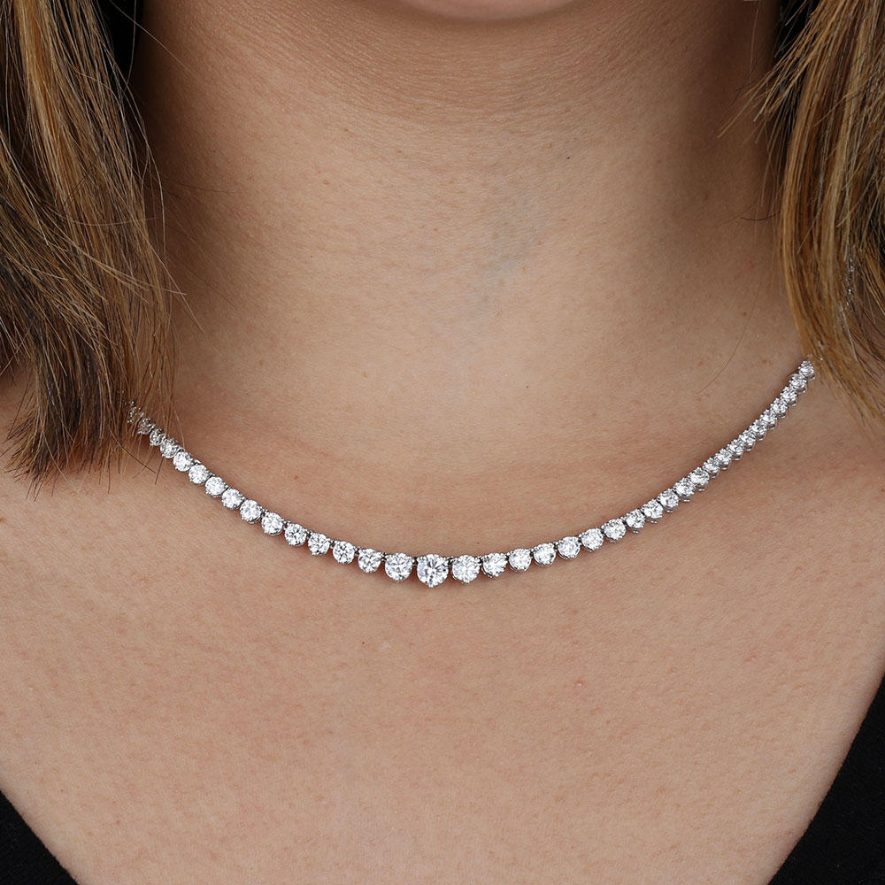 Riviera Diamond Necklace 14k 8 Ctw Ben Bridge Jeweler