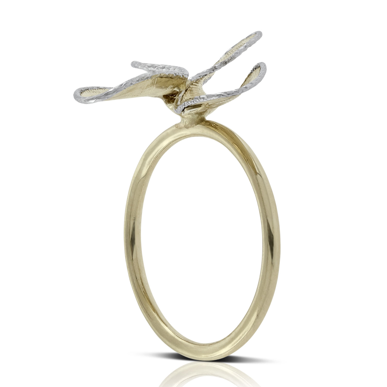 Toscano Butterfly Ring 14K
