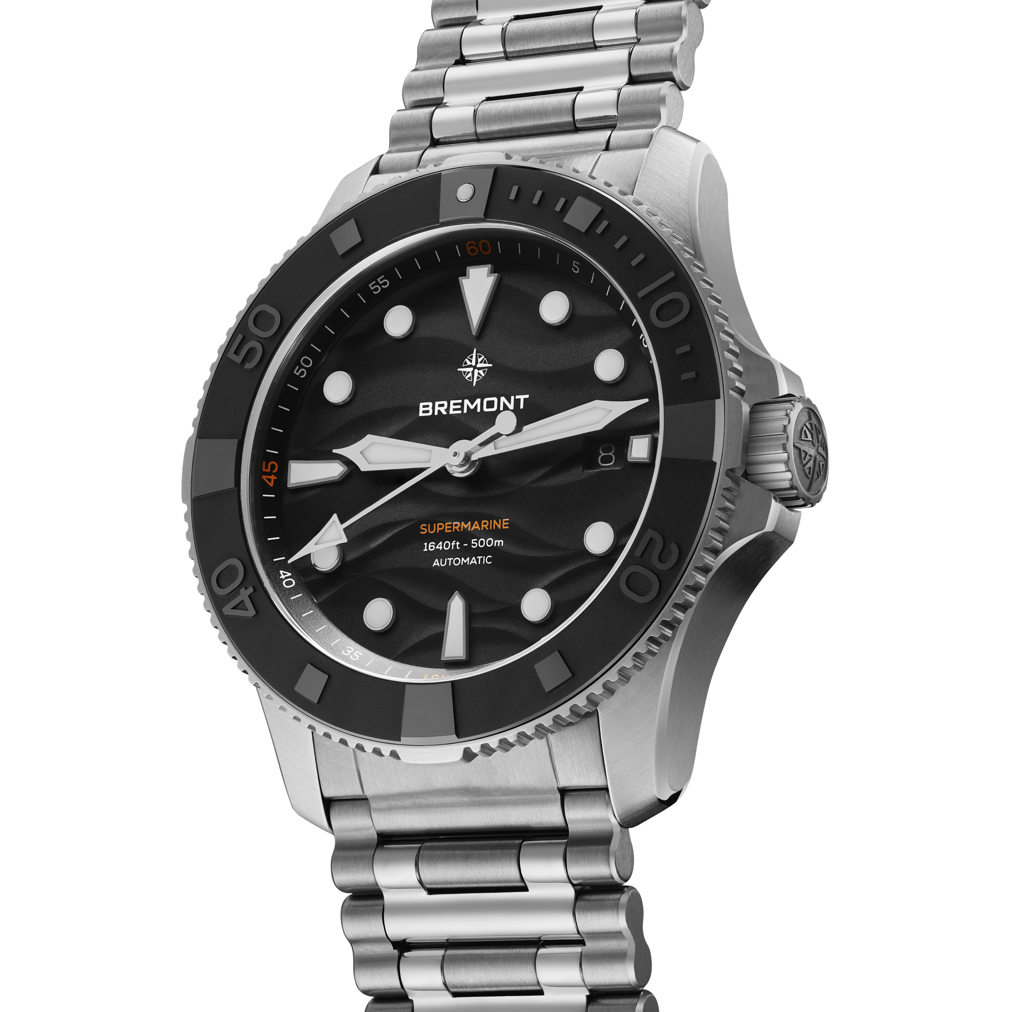 Bremont Supermarine Black Dial Watch, 43mm
