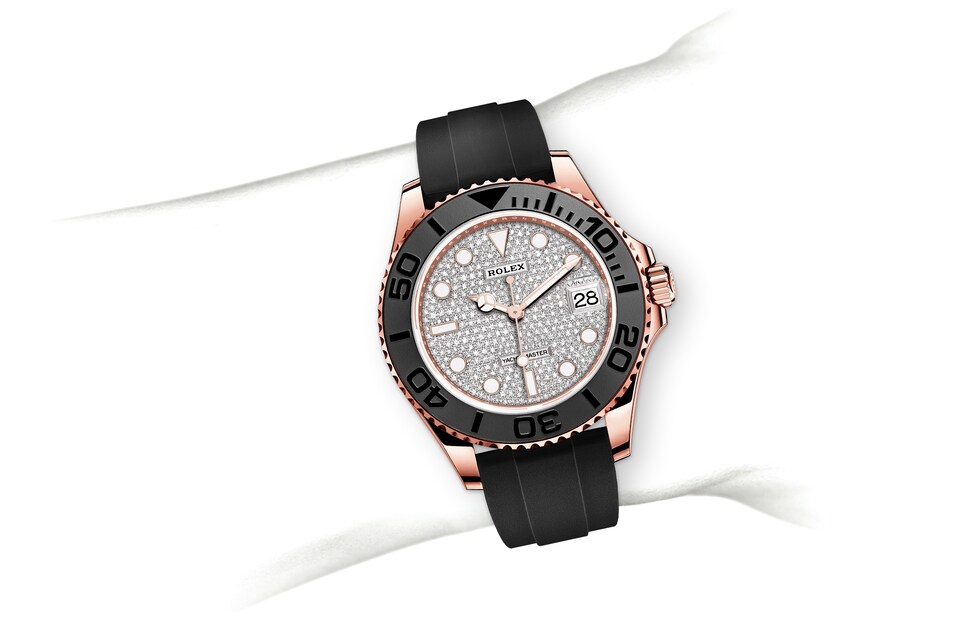 Rolex on wrist