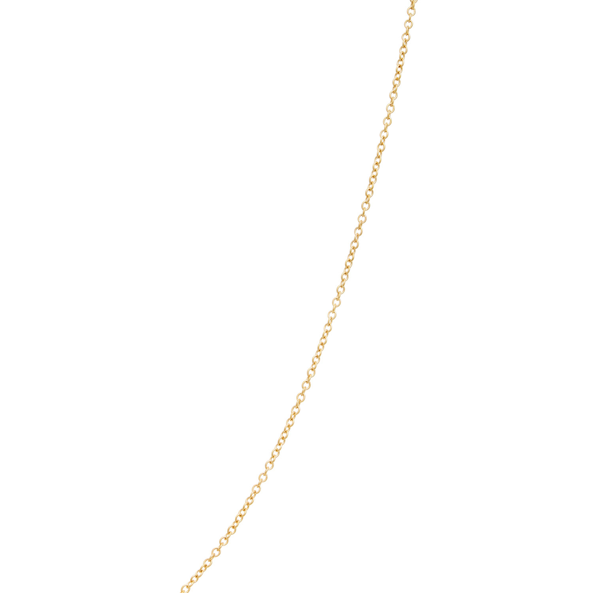 Open Center Circle Pendant with Diamonds, 1 Carat, 14K Yellow Gold