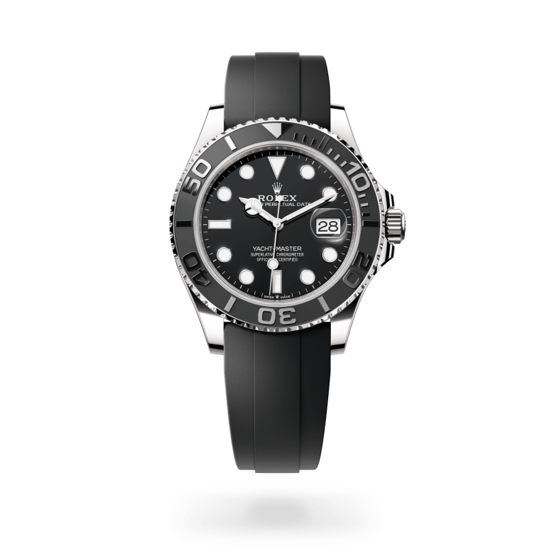 rolex yacht-master in 18 ct white gold, m226659-0002 - ben bridge