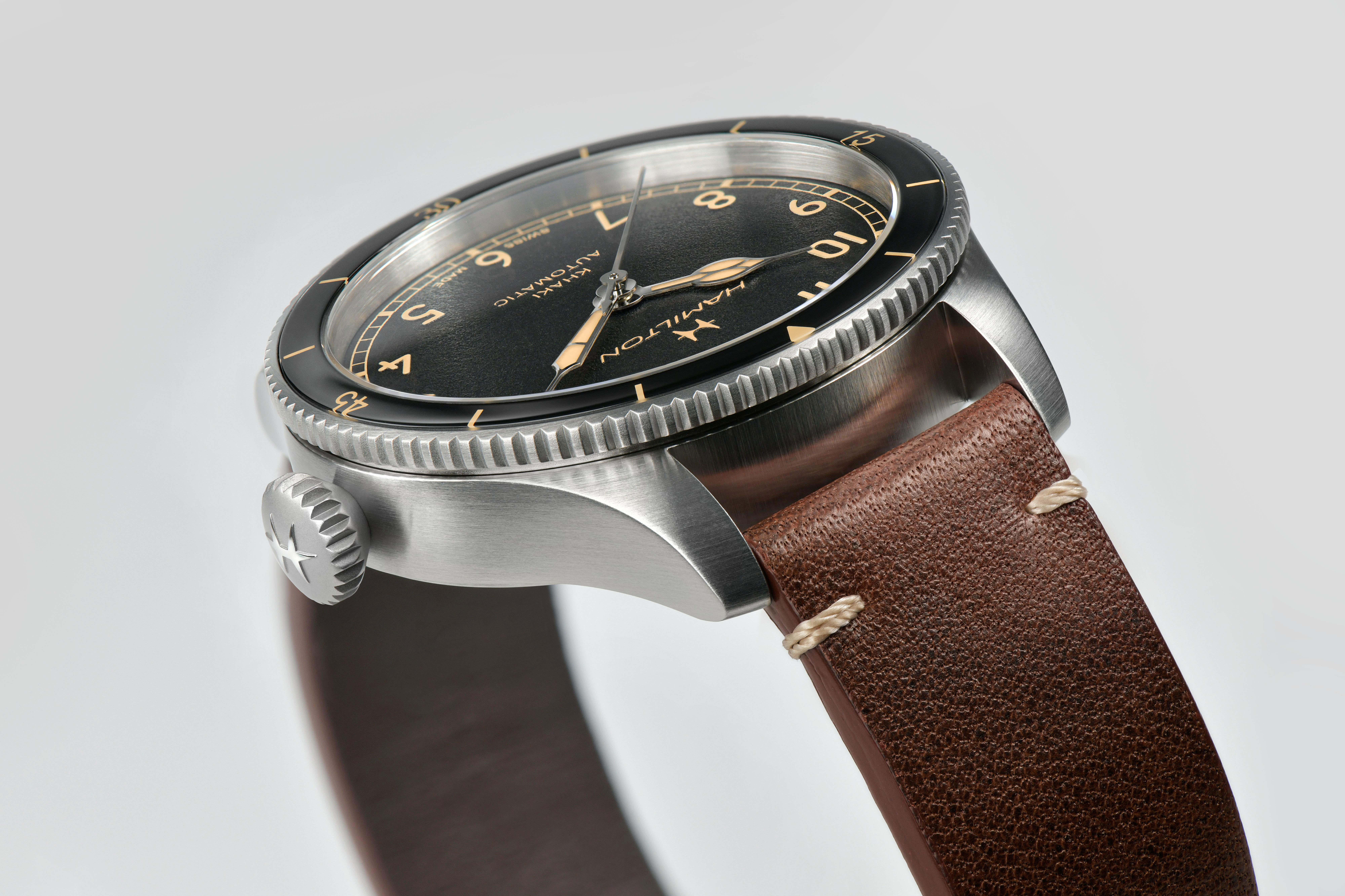 Hamilton Khaki Aviation Pilot Pioneer Black Dial Watch, 38mm