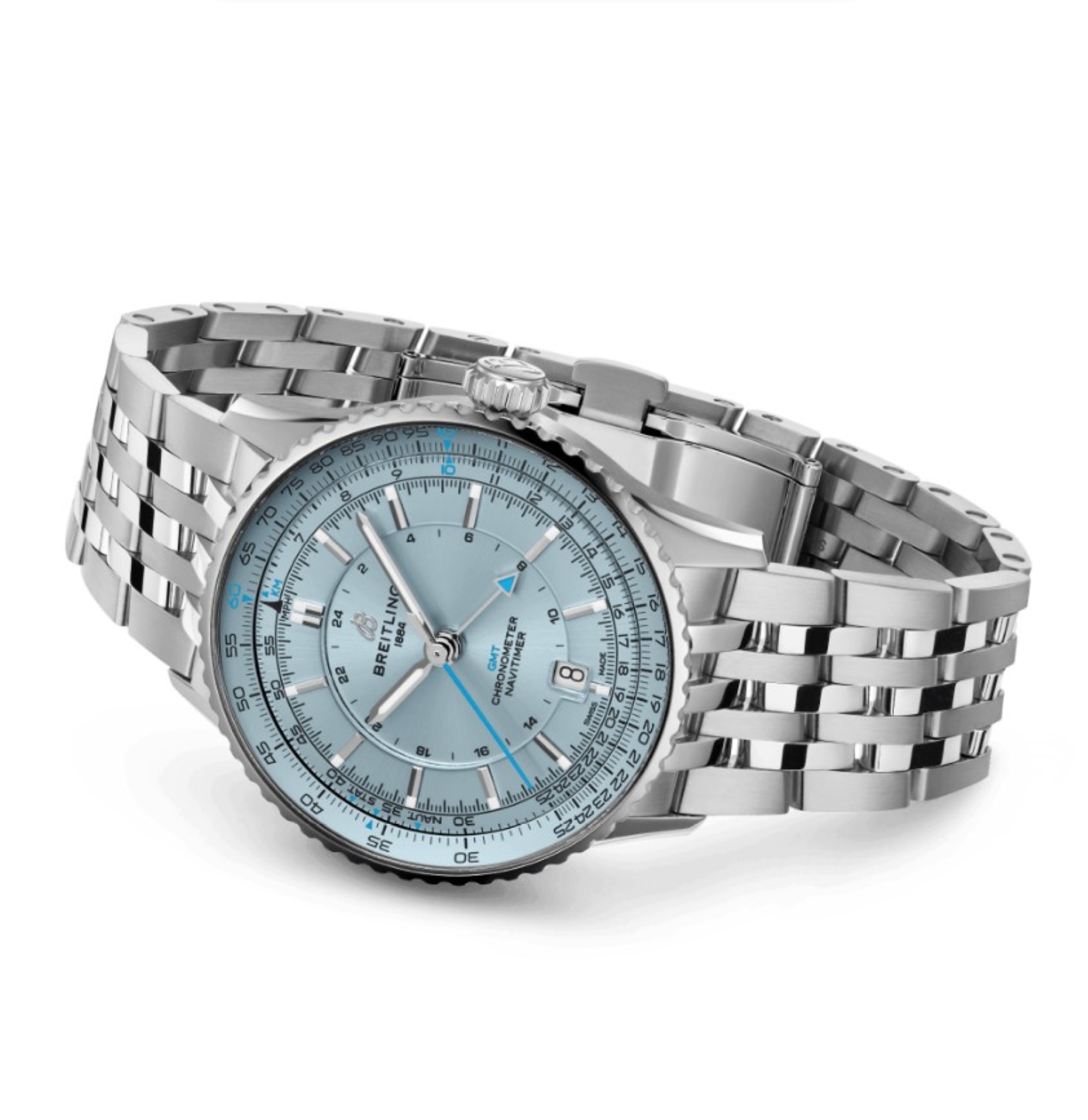 Breitling Navitimer Automatic Ice Blue Dial Watch, 41mm