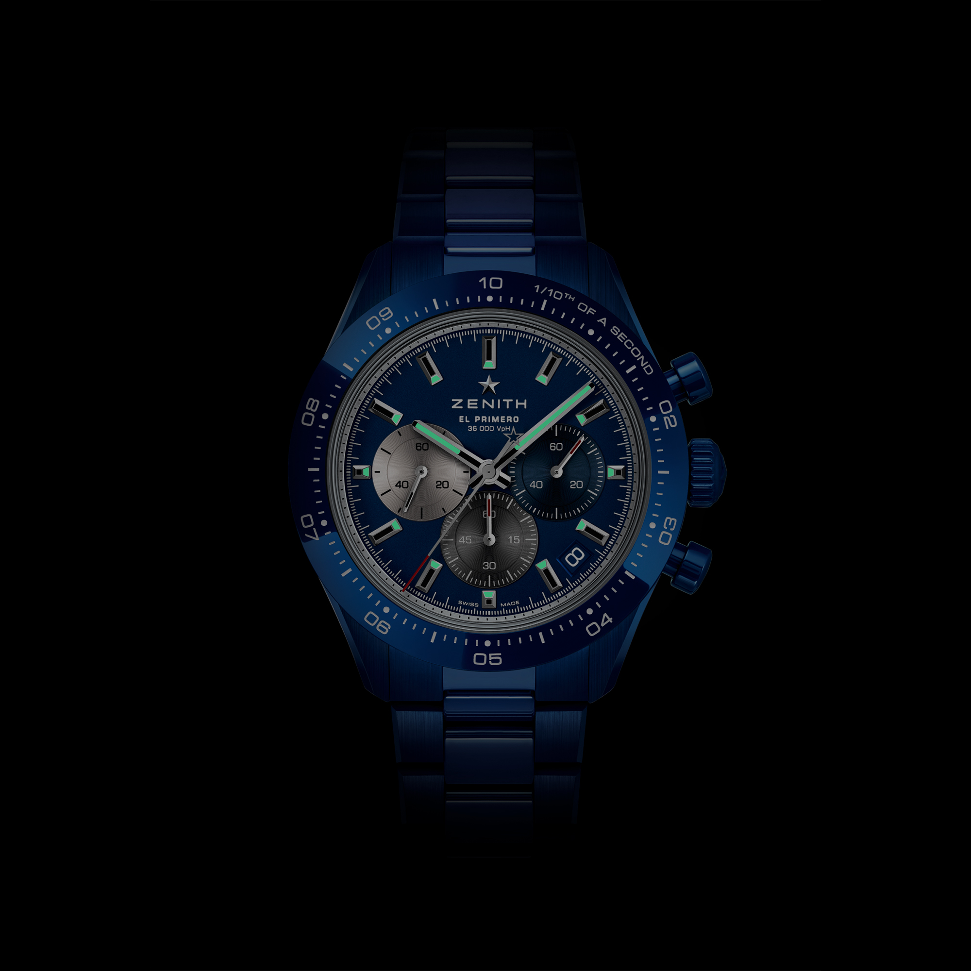 Zenith Chronomaster Sport 160th Anniversary Edition Blue Dial Watch, 41mm