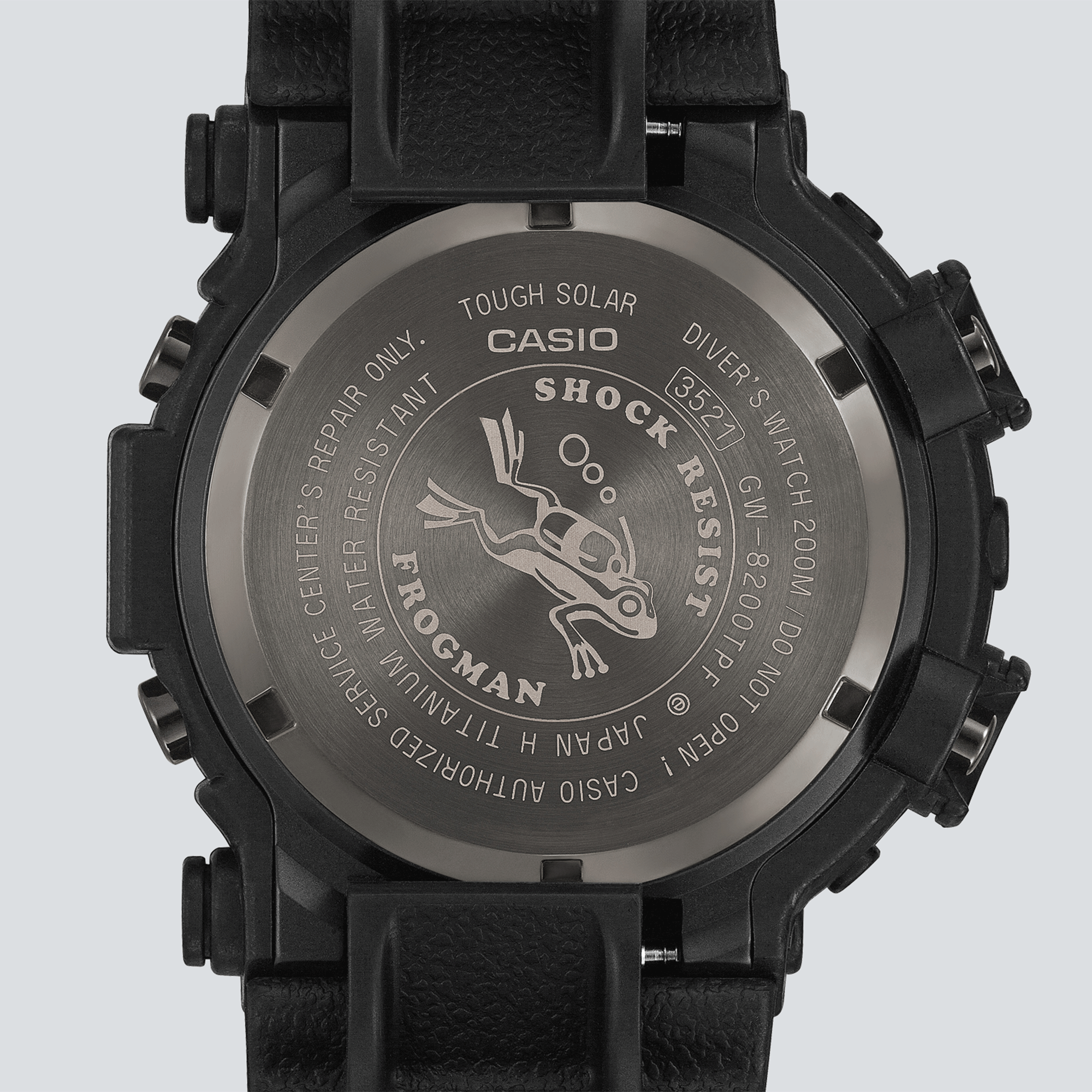 G-Shock Master of G - Sea Frogman Gray Dial Watch, 50.3mm