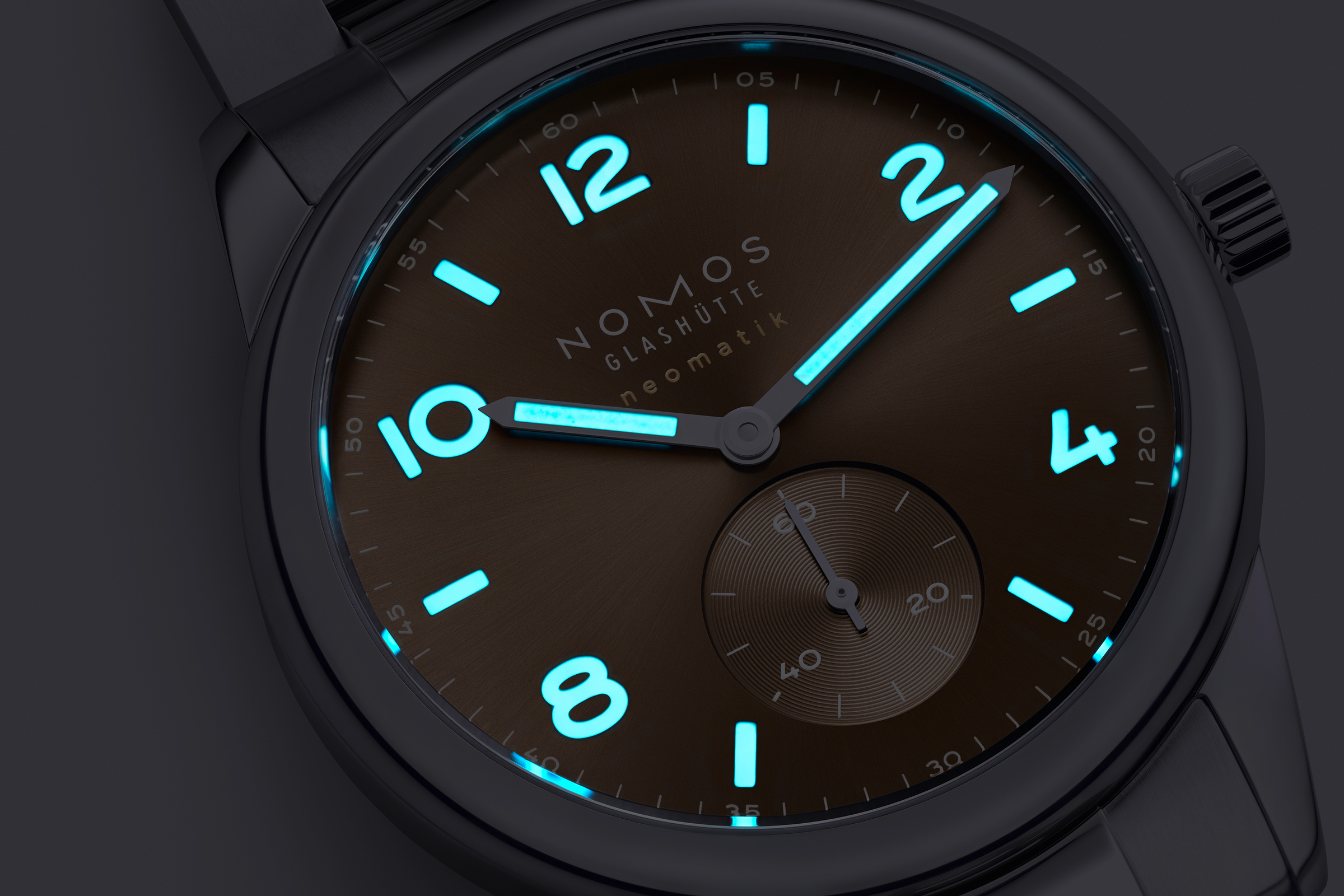 NOMOS Club Sport Neomatik 39 Ember Beige Gold Dial Watch, 39.5mm