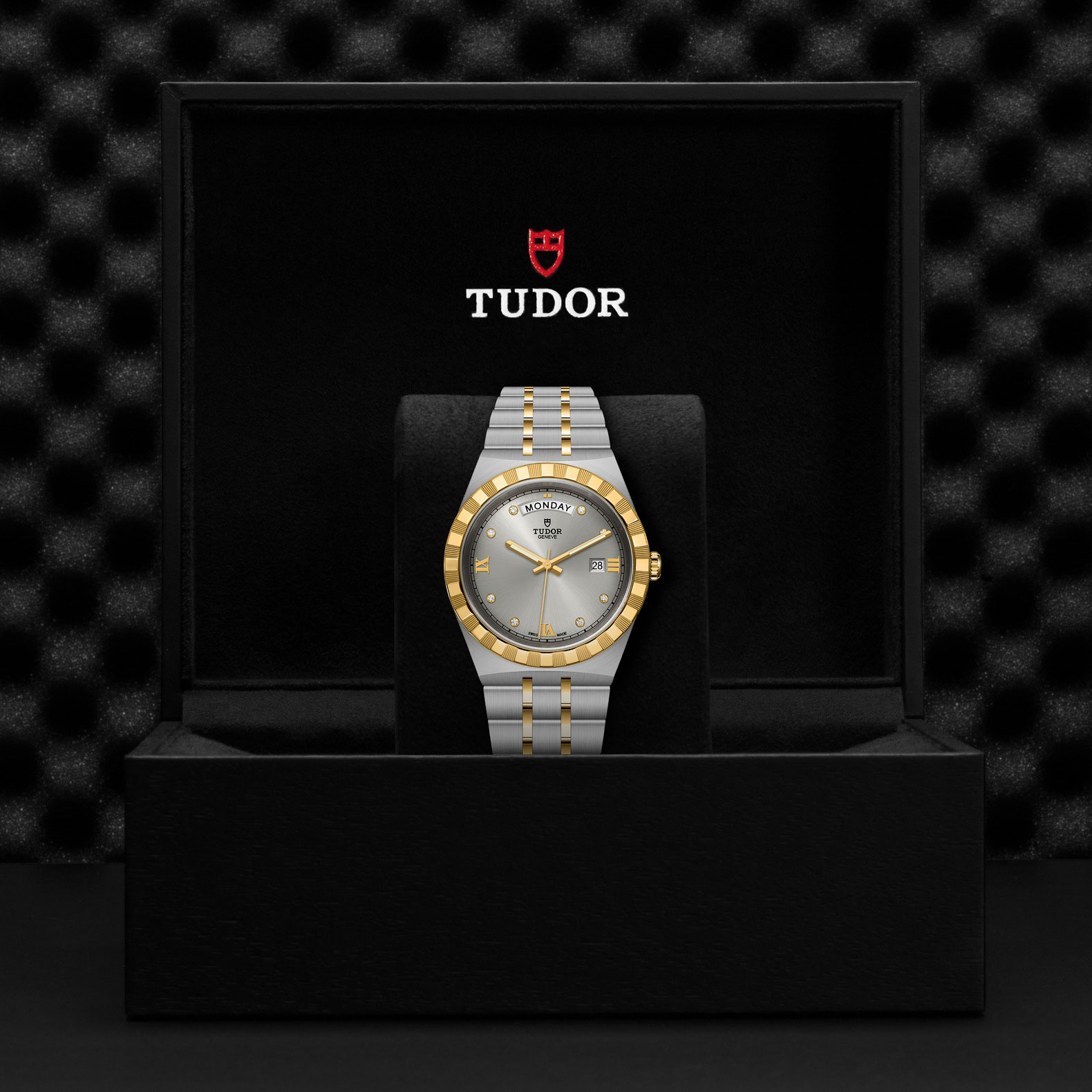 TUDOR Royal Watch Silver Dial, 41mm M28603-0002 Silver Tone 