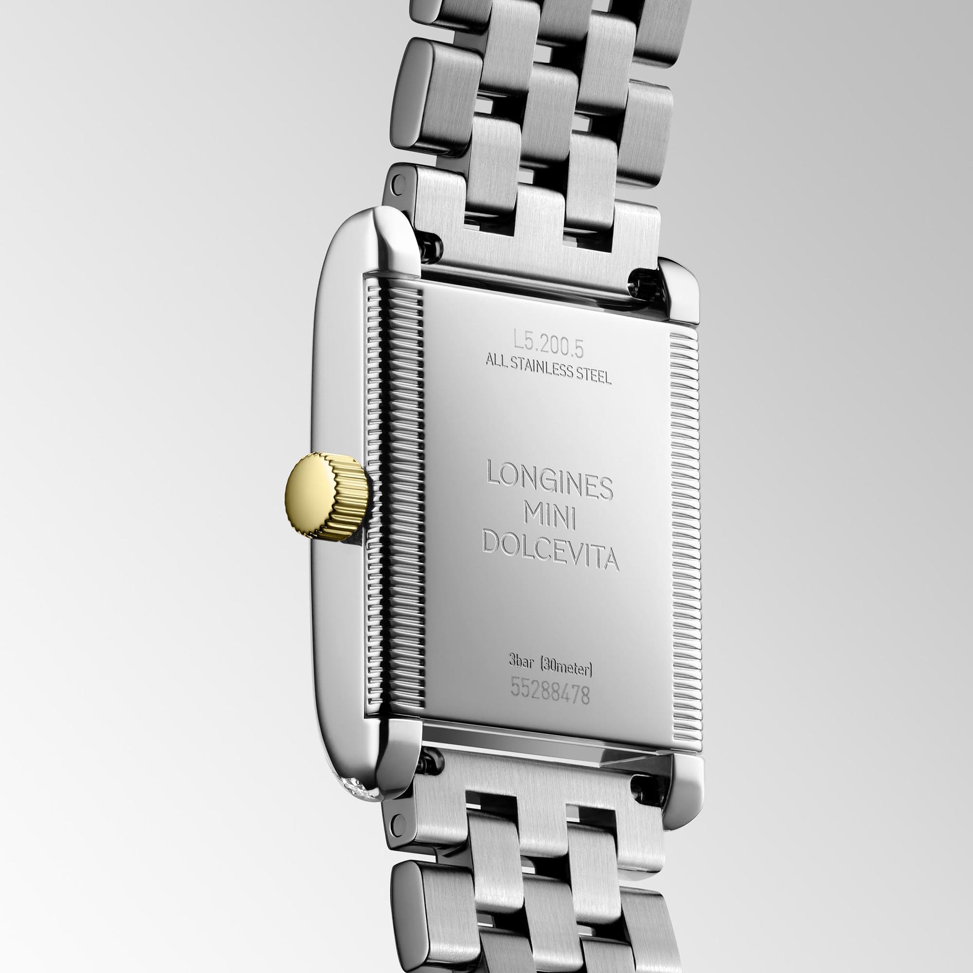 Longines Mini Dolcevita Silver Dial Watch, 21.5mm x 29mm