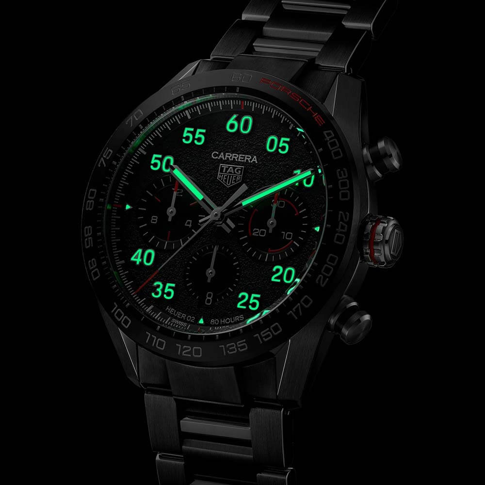 TAG Heuer Carrera Porsche Chronograph Luxury Special Edition Watch, 44mm