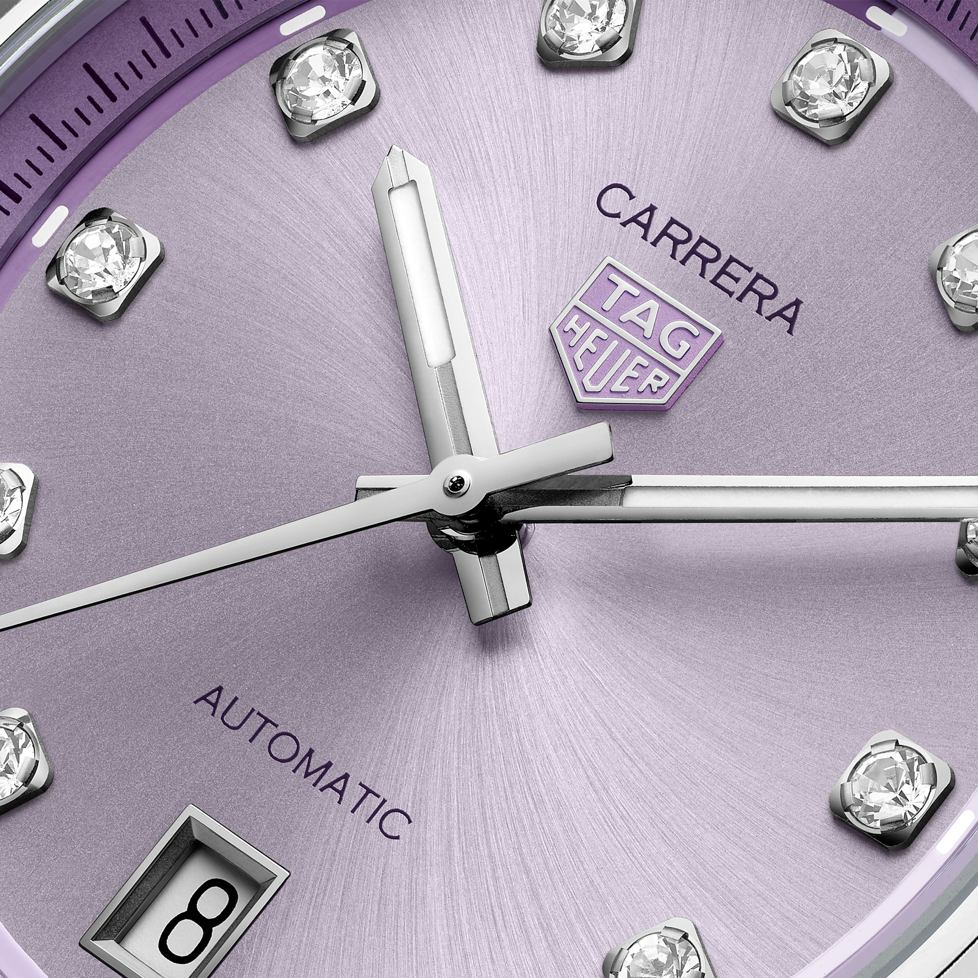 TAG Heuer Carrera Purple Dial Watch, 36mm