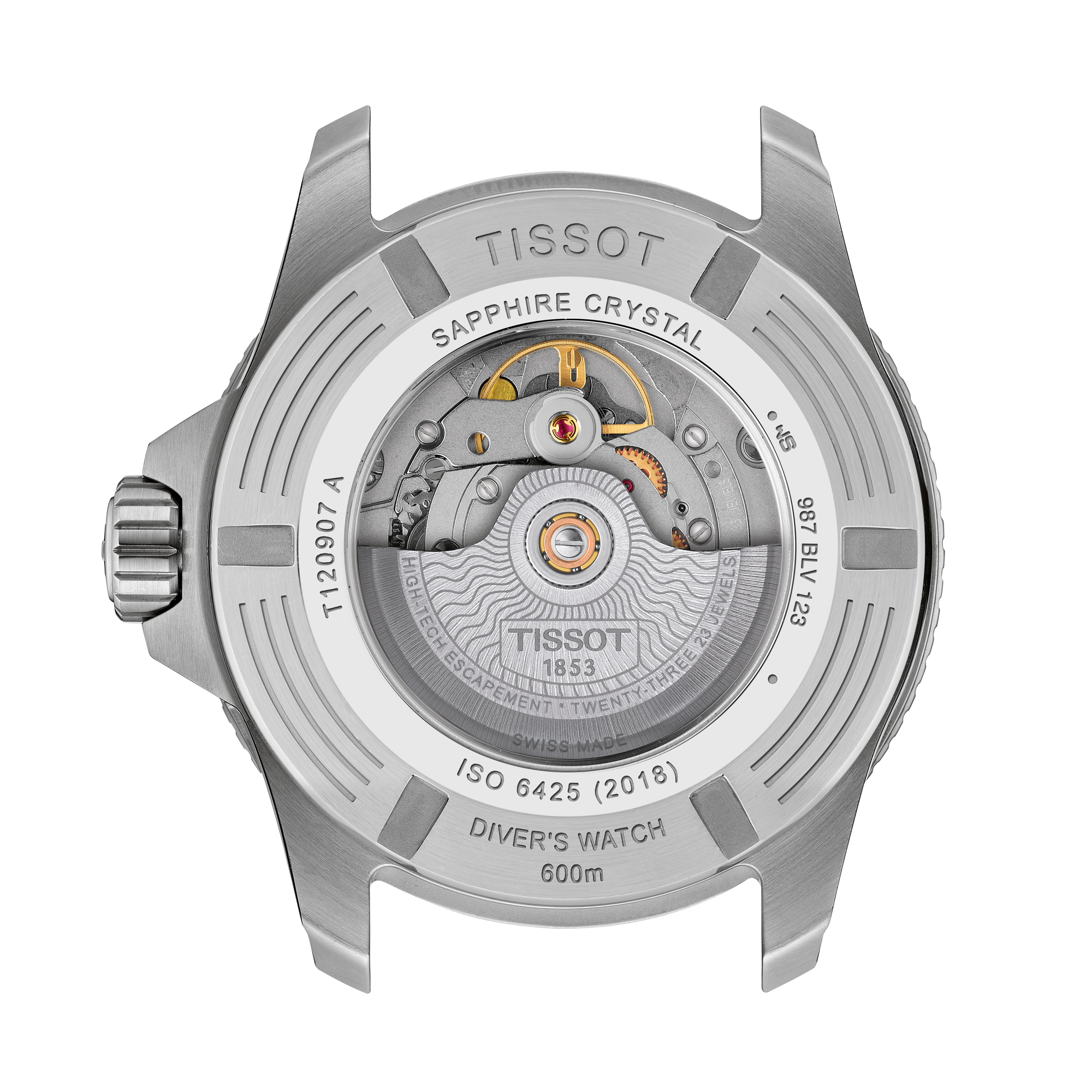 Tissot Seastar 2000 Blue Dial Watch, 44mm