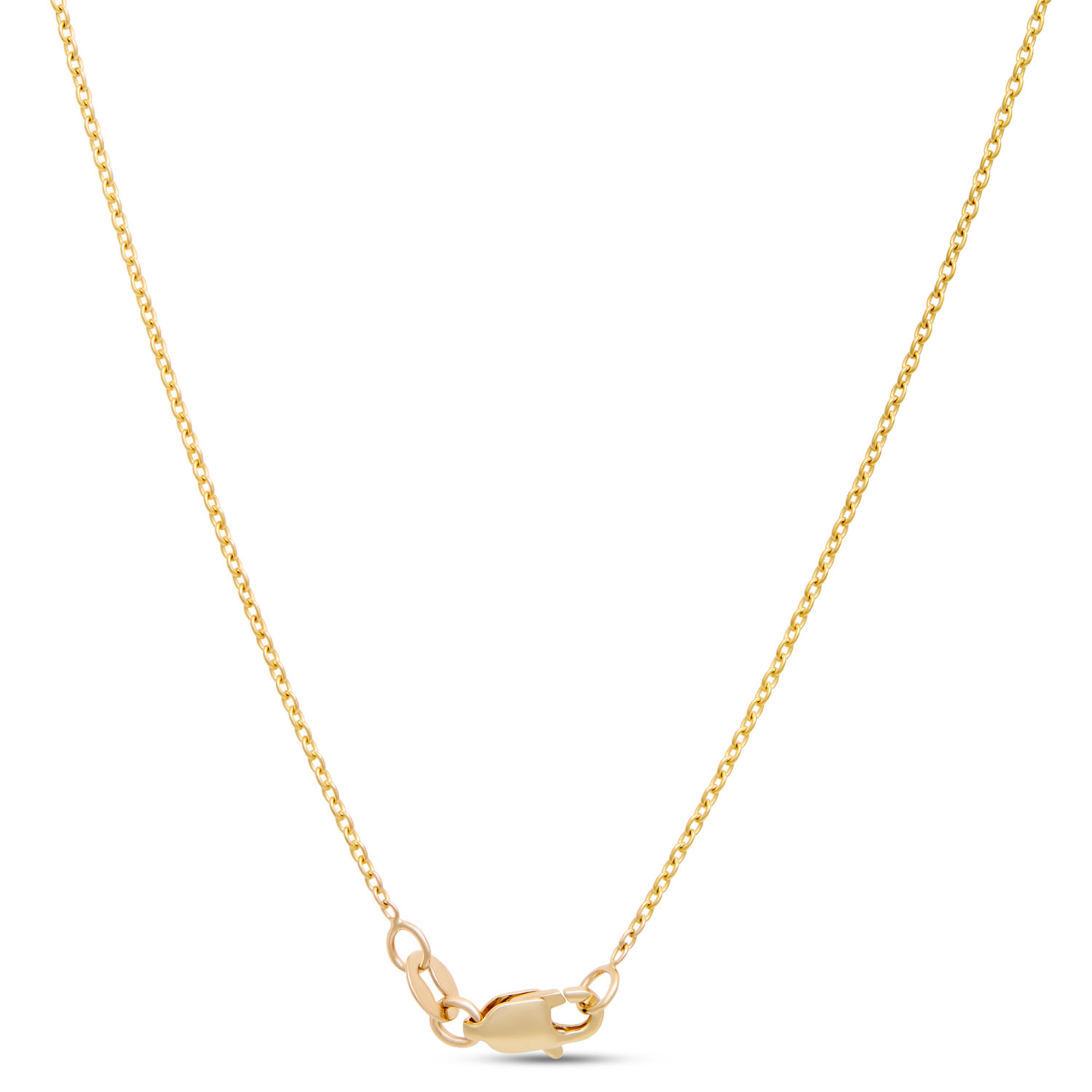 Baguette Diamond Station Necklace, ⅔ Total Carat Weight,  14K Two Tone Gold