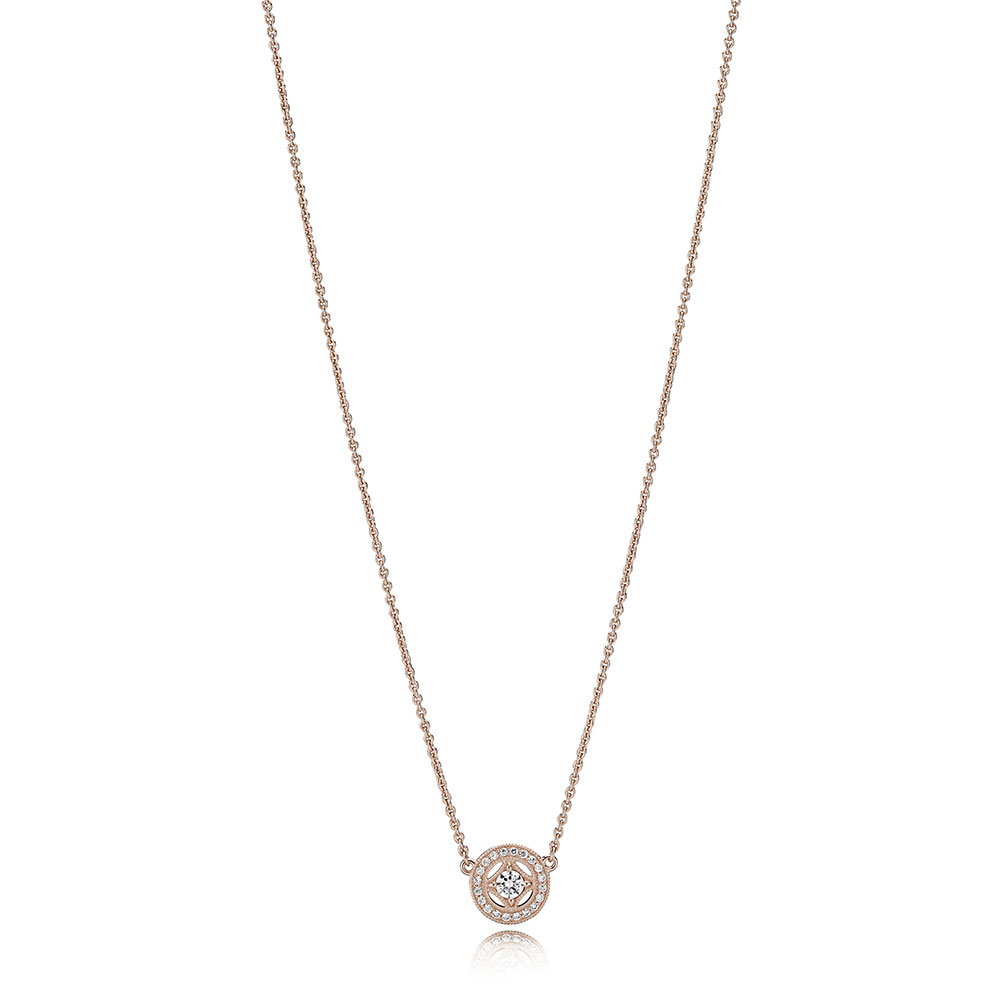 Pandora Vintage Circle CZ Collier 