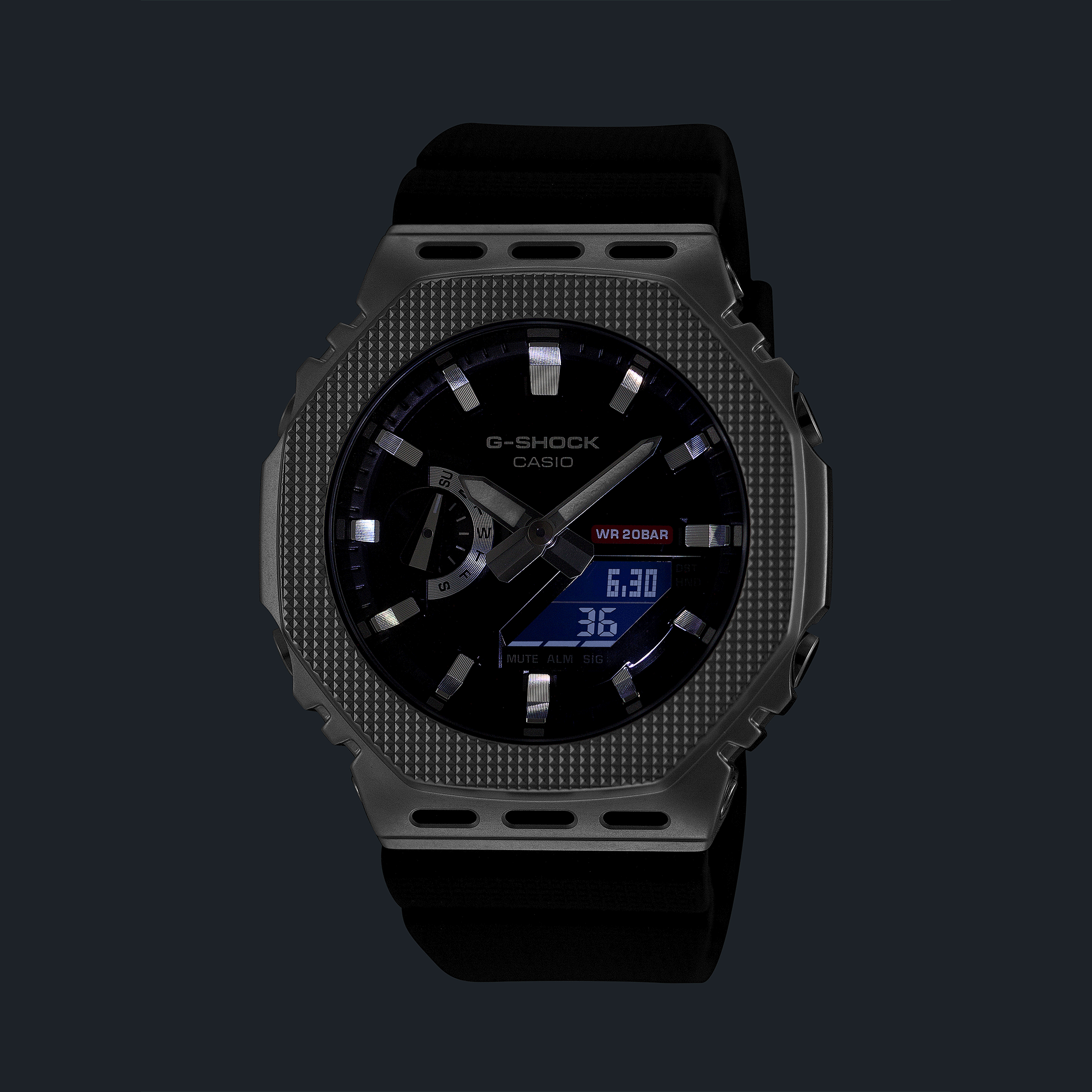 G-Shock G-Steel Series Black Dial Watch, 44.4mm