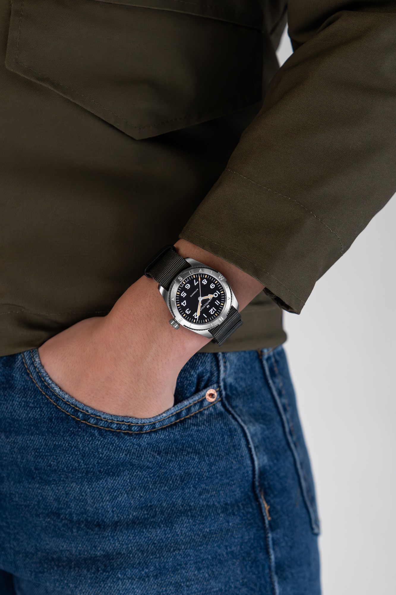 Hamilton Khaki Field Expedition Auto Watch Black Dial, 37mm