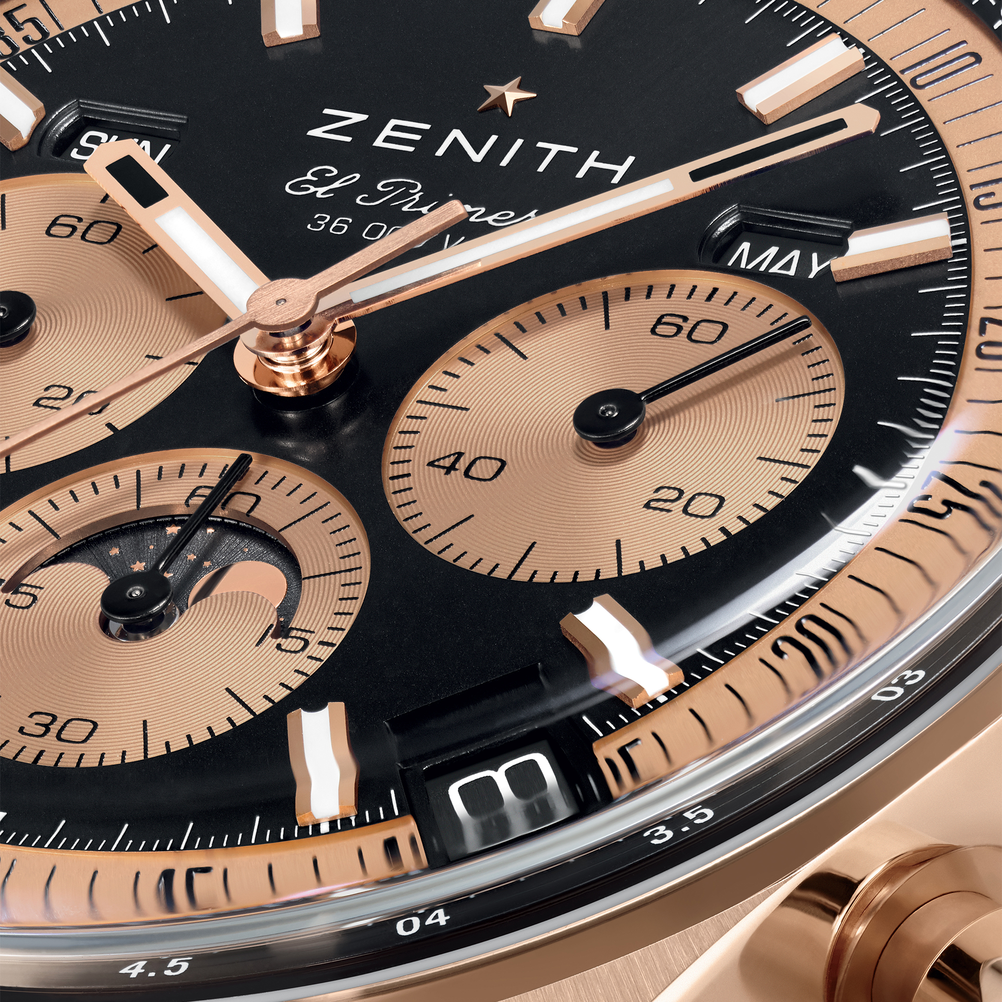 Zenith Chronomaster Original Black Dial Watch, 38mm