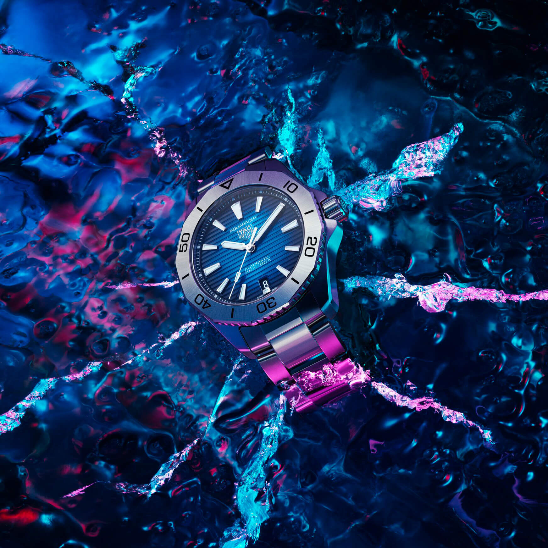 TAG Heuer Aquaracer Professional 200 Blue Automatic Watch, 40mm