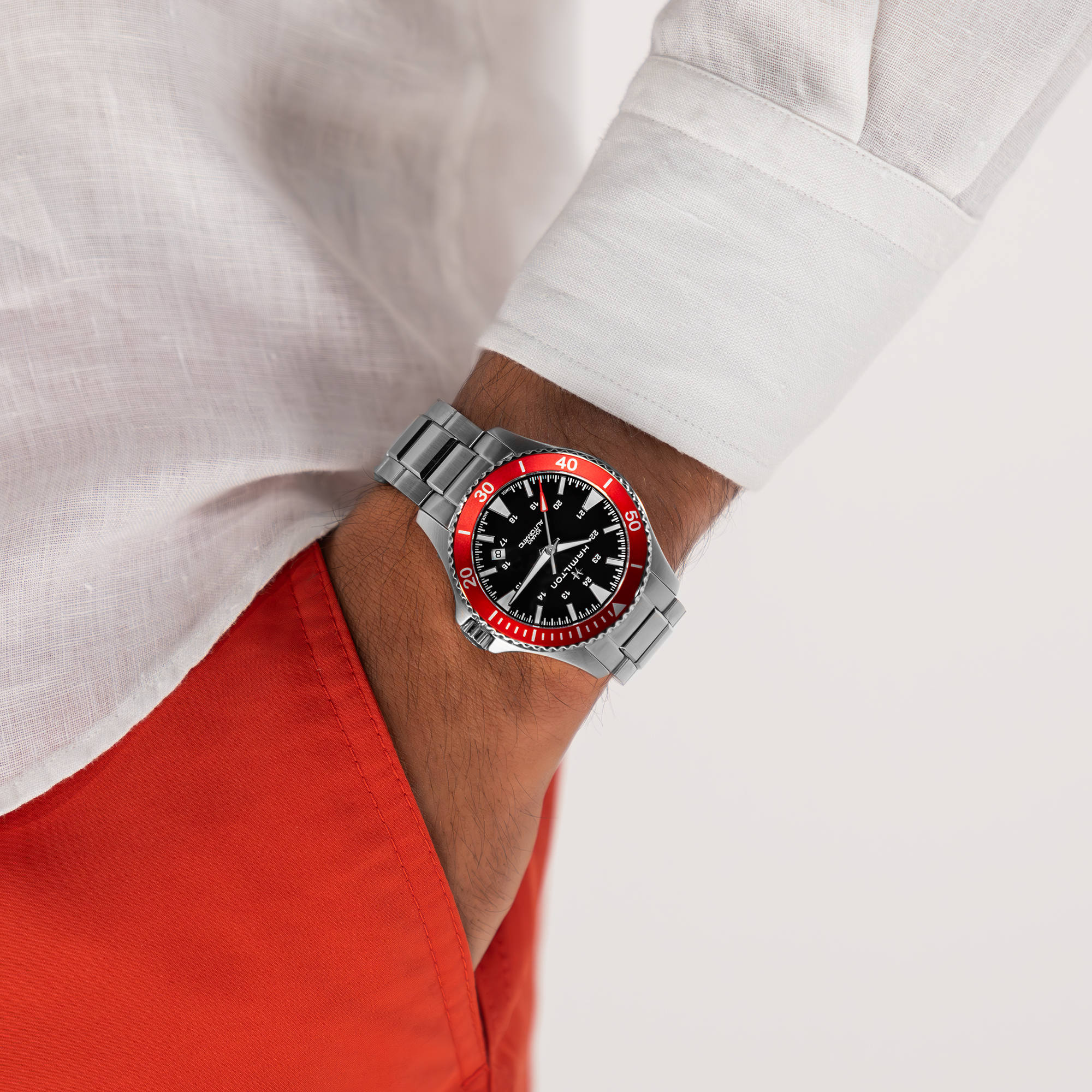 Hamilton Khaki Navy Scuba Auto Black Dial Watch, 40mm