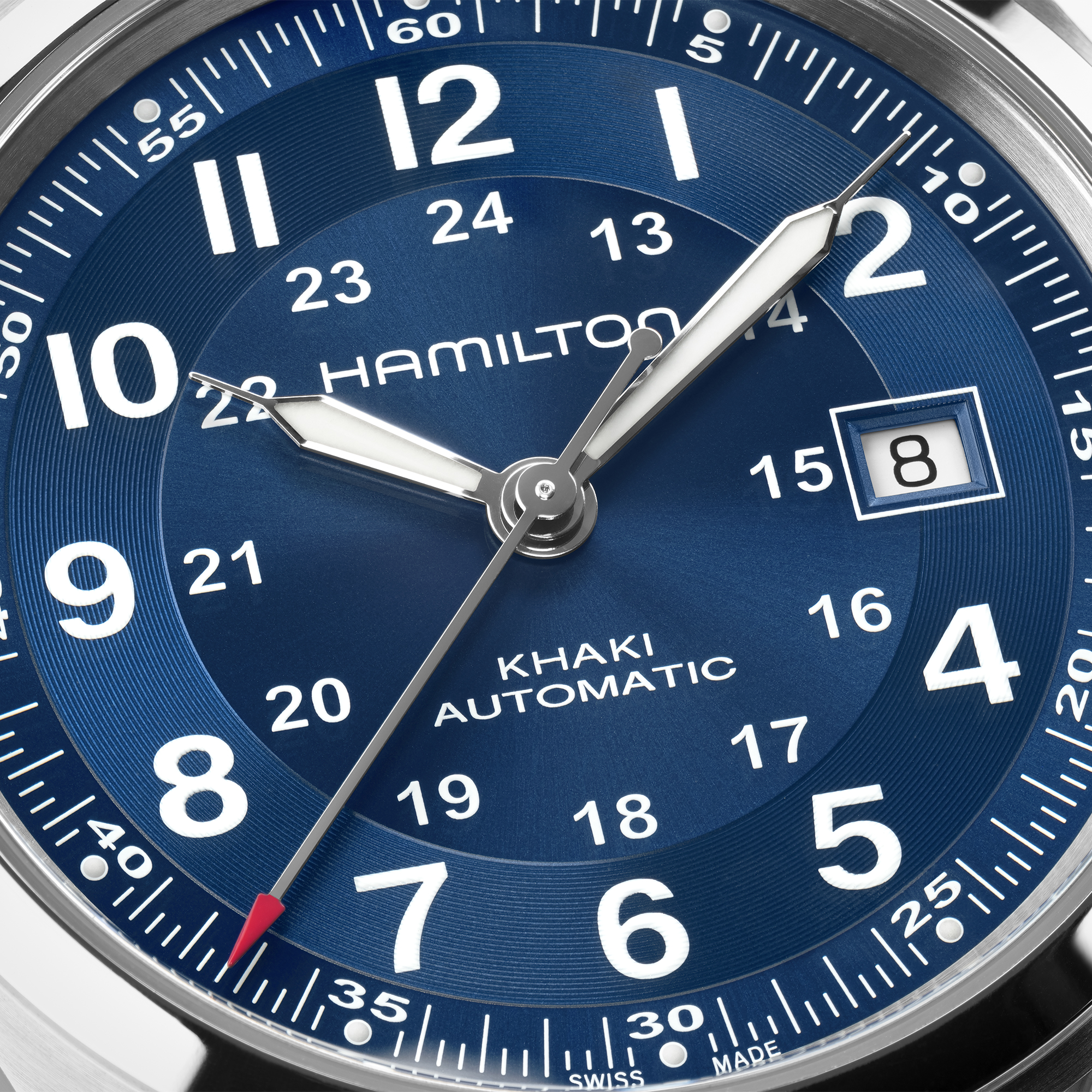 Hamilton Khaki Field Auto Blue Dial Watch, 42mm