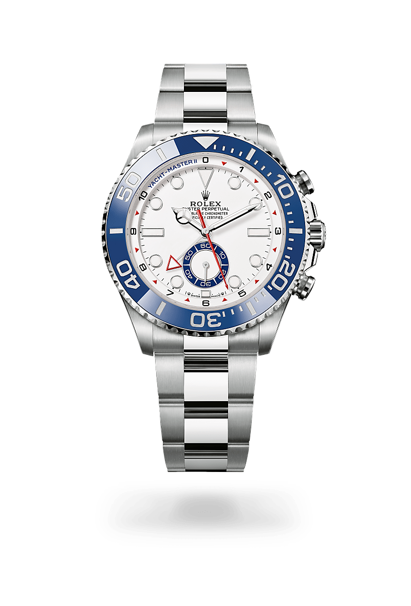 rolex yacht-master ii in oystersteel, m126680-0001 - ben bridge