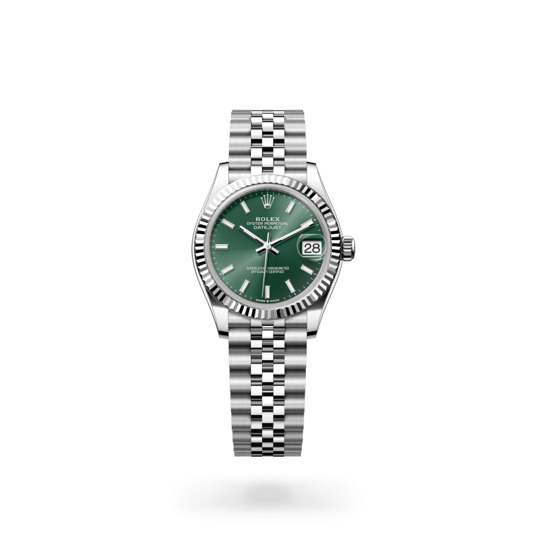 Rolex Datejust 31 White Rolesor - combination of Oystersteel and