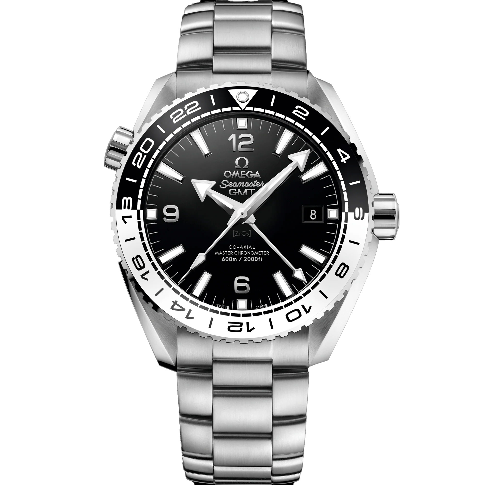 時計 OMEGA Seamaster Professional 600M OMEGA Seamaster Planet Ocean 600M Steel Black Dial Watch, 43.5mm