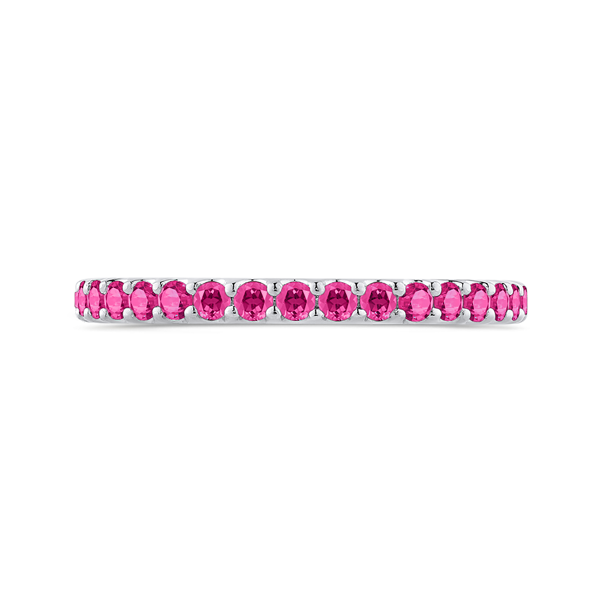Bella Ponte Ruby Tiger Band, 14K White Gold