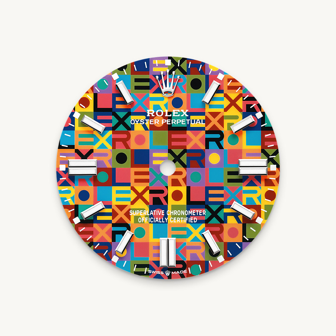 rolex oyster perpetual in oystersteel, m126000-0016 - multicoloured dial - ben bridge
