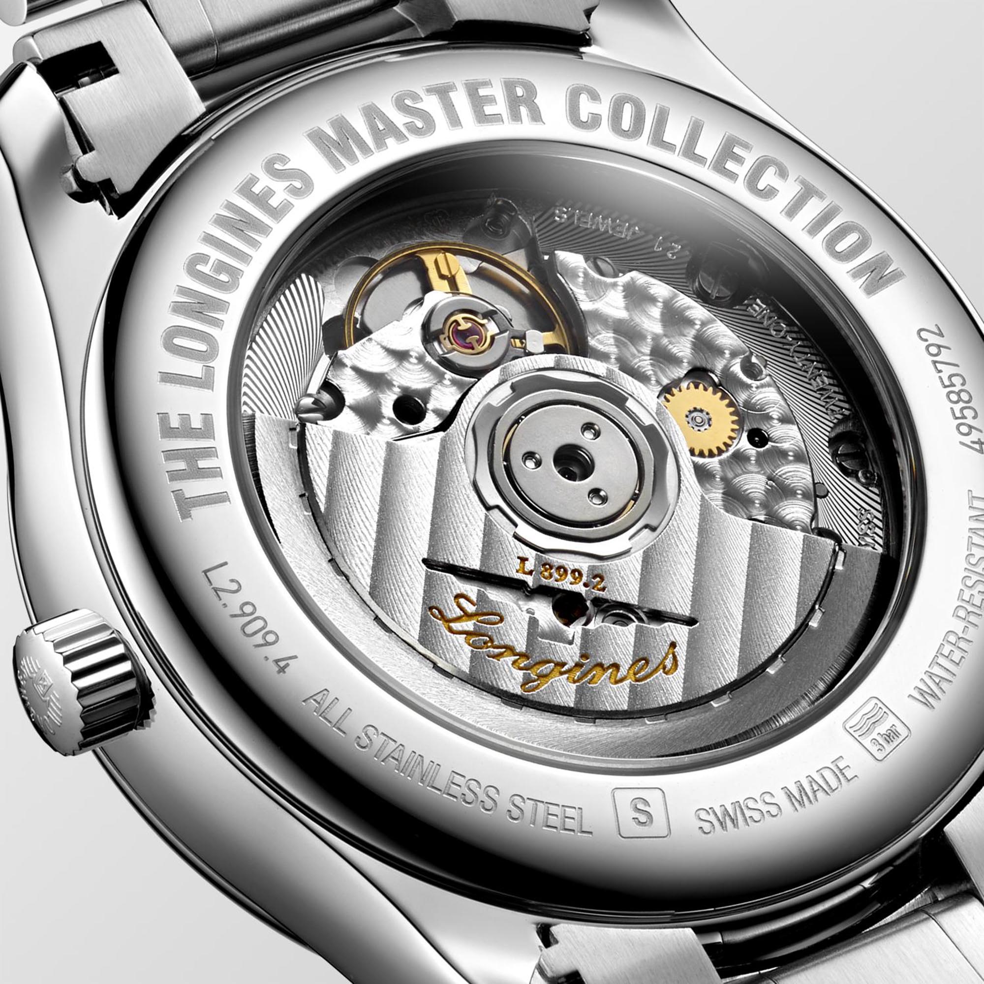 Longines Master Collection Moonphase Blue Dial Watch, 40mm