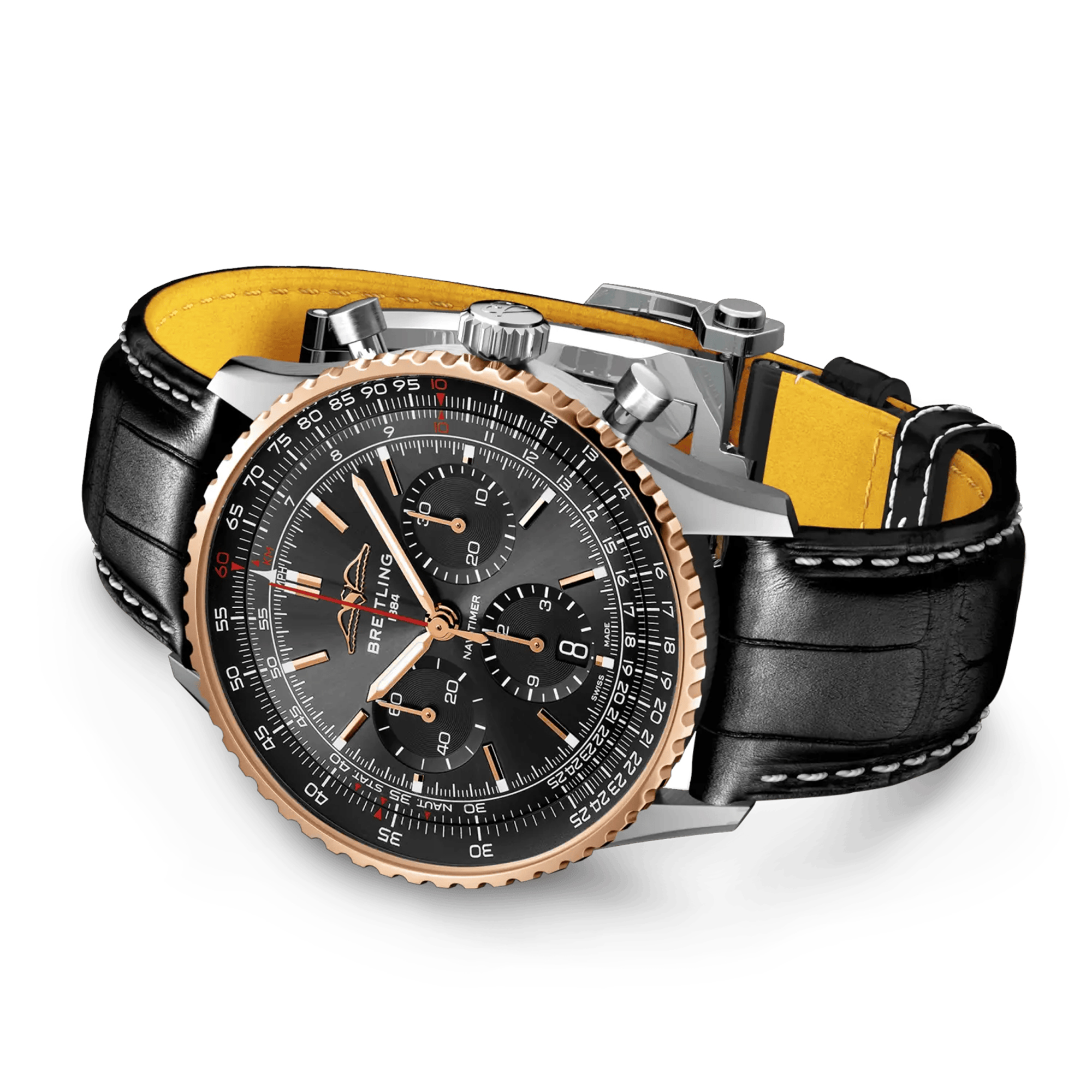 Breitling Navitimer B01 Chronograph Black Dial Watch, 43mm