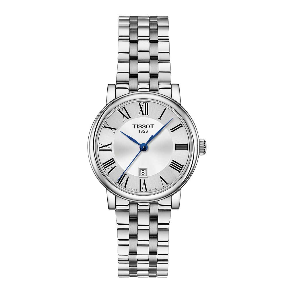 Tissot Carson Premium Lady Silver Dial Steel Quartz Watch, 30mm -  T1222101103300 | Ben Bridge Jeweler