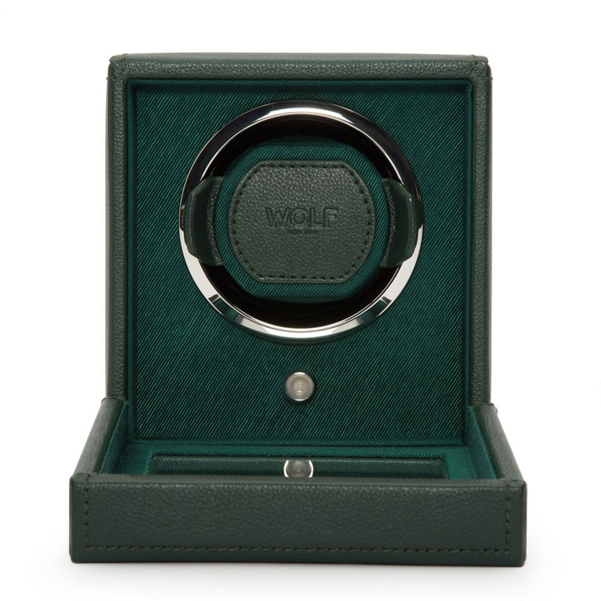 WOLF Cub Single Watch Winder Green Storage Cover