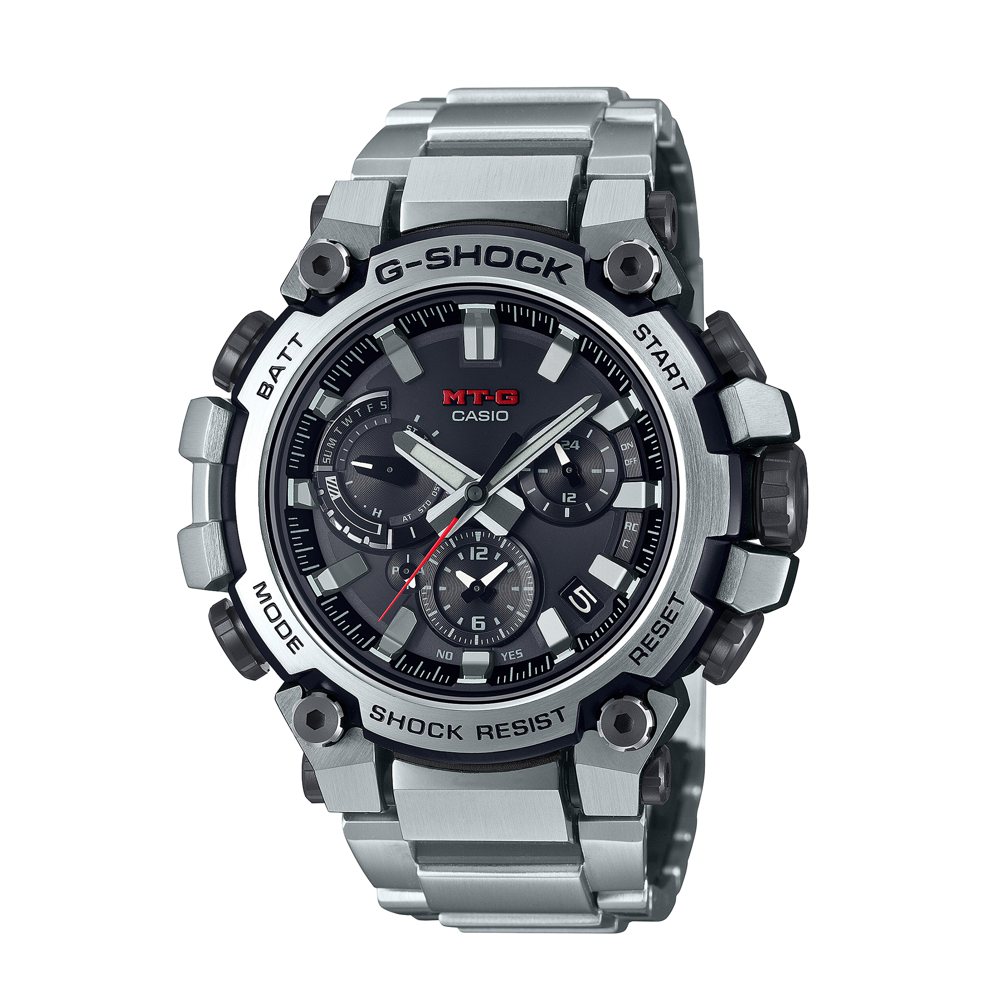 G-Shock MT-G Black Dial Watch, 50.9mm