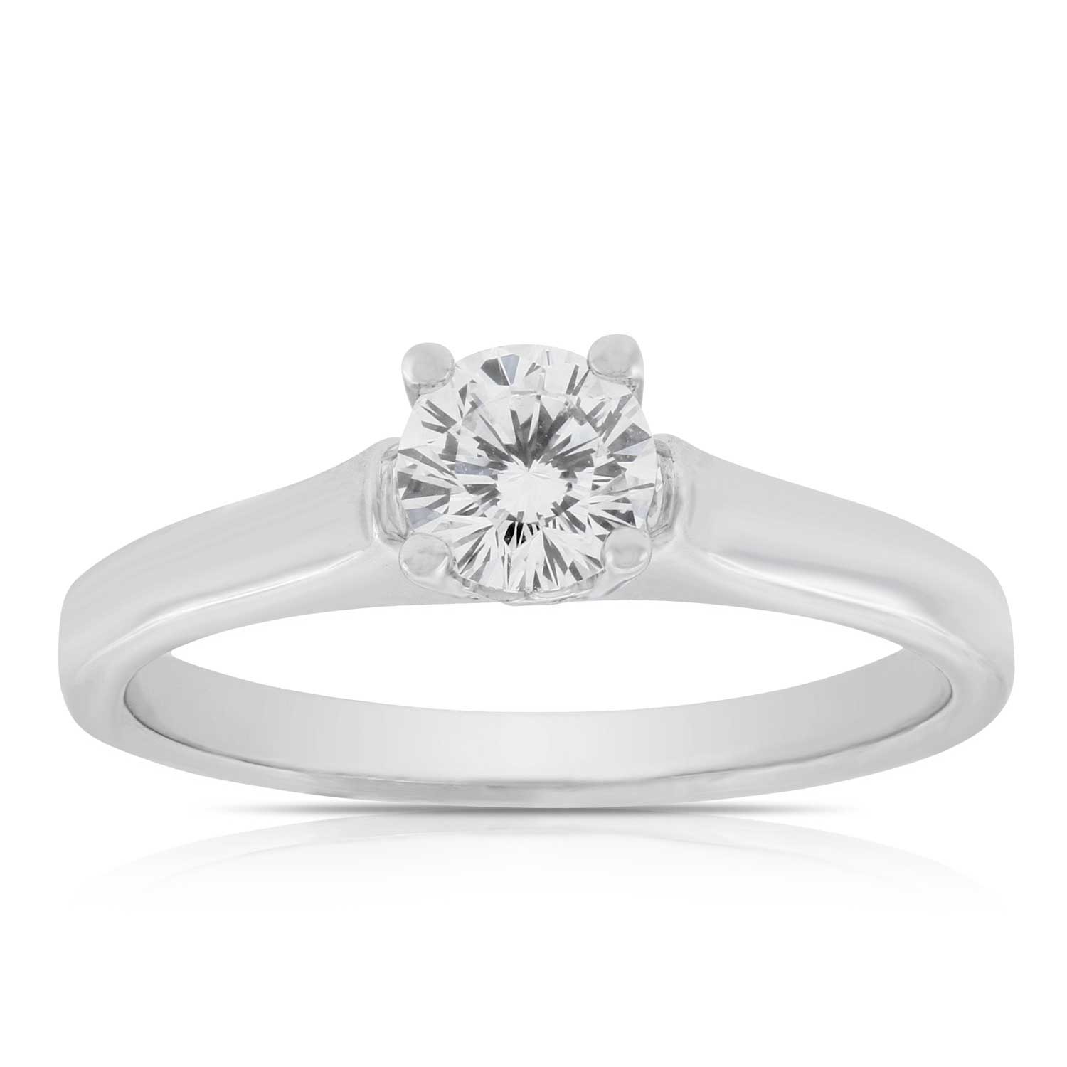 Signature Forevermark Diamond Solitaire Ring 18K | Ben Bridge Jeweler
