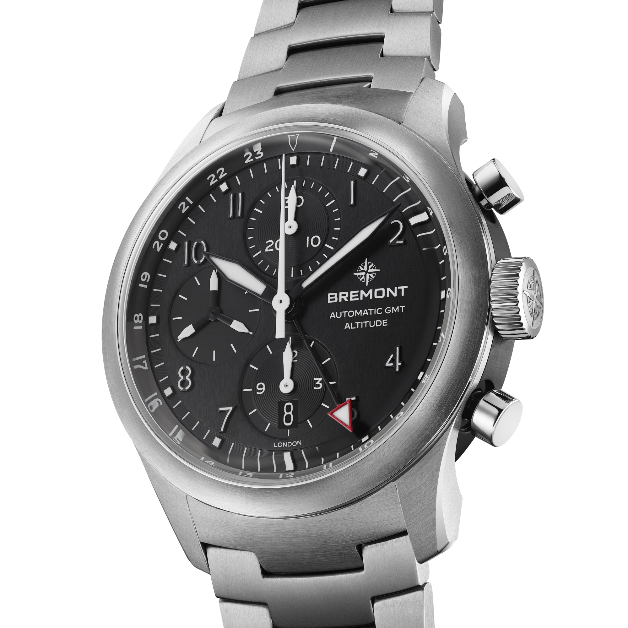 Bremont Altitude Chronograph GMT Black Dial Watch, 42mm